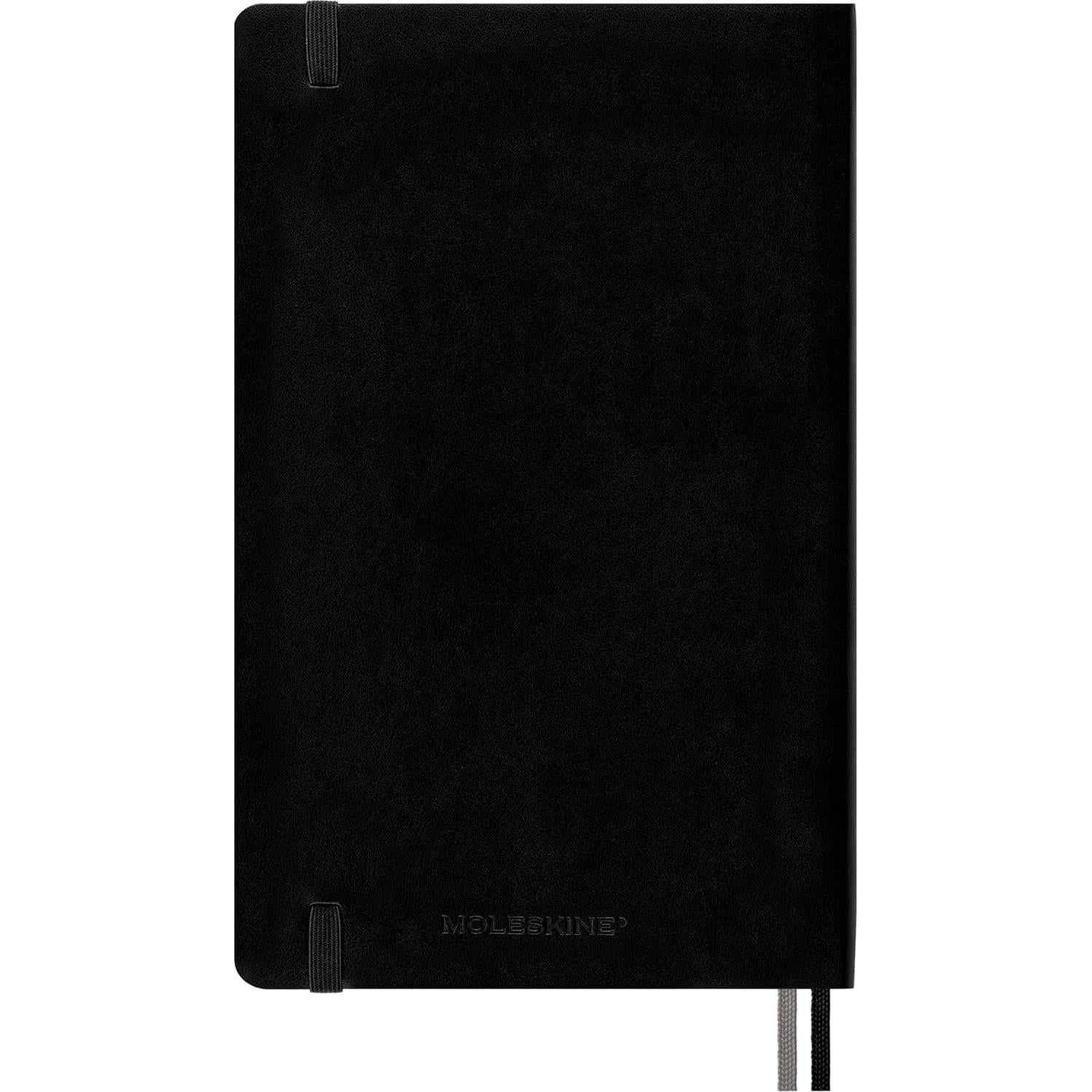 Cuaderno Moleskine Clásico Expandido Tapa Blanda Negro 400 Páginas