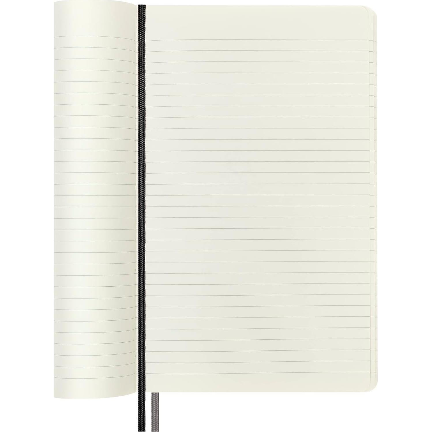 Cuaderno Moleskine Clásico Expandido Tapa Blanda Negro 400 Páginas