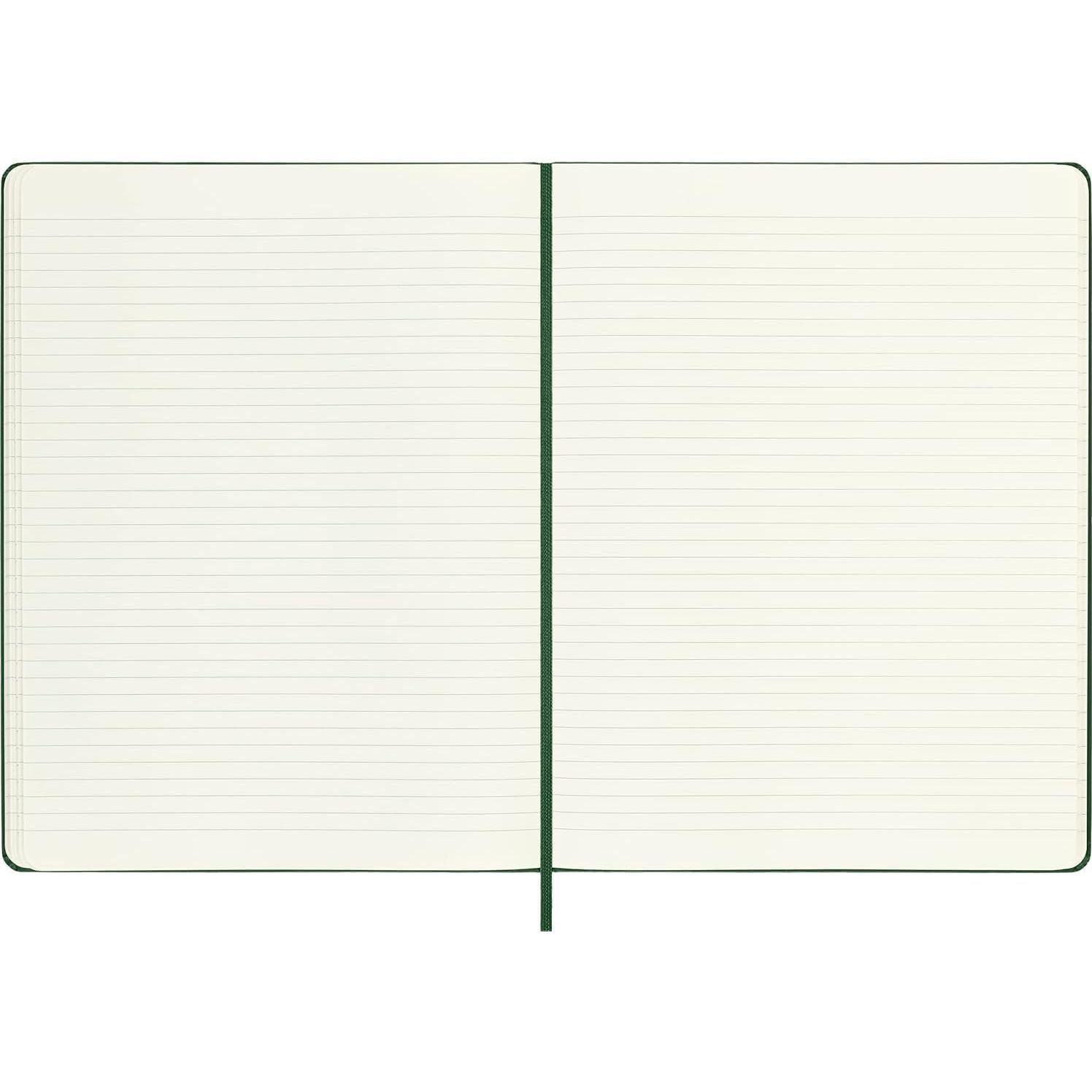 Cuaderno Moleskine Clásico Tapa Dura XL Verde Mirtillo 192 Páginas