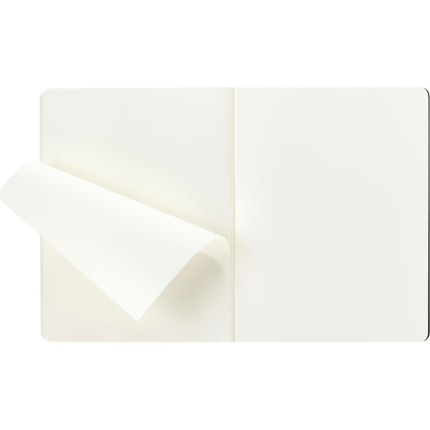 Diarios Moleskine Cahier en blanco, 3 unidades, Negro, 25.1x19.1 cm