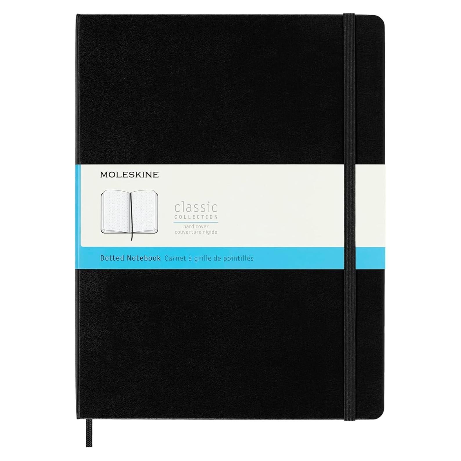 Cuaderno Moleskine Clásico Tapa Dura A4 Negro 80 Hojas