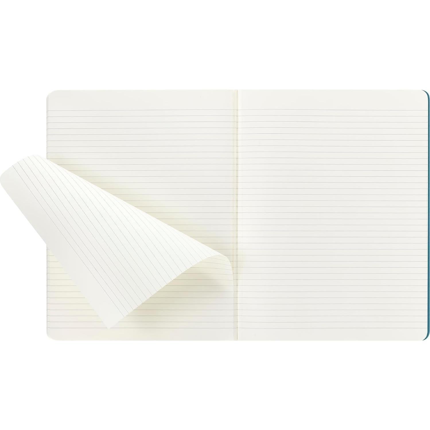 Cuaderno Moleskine Cahier Tapa Blanda Grande Azul 3 Pzas