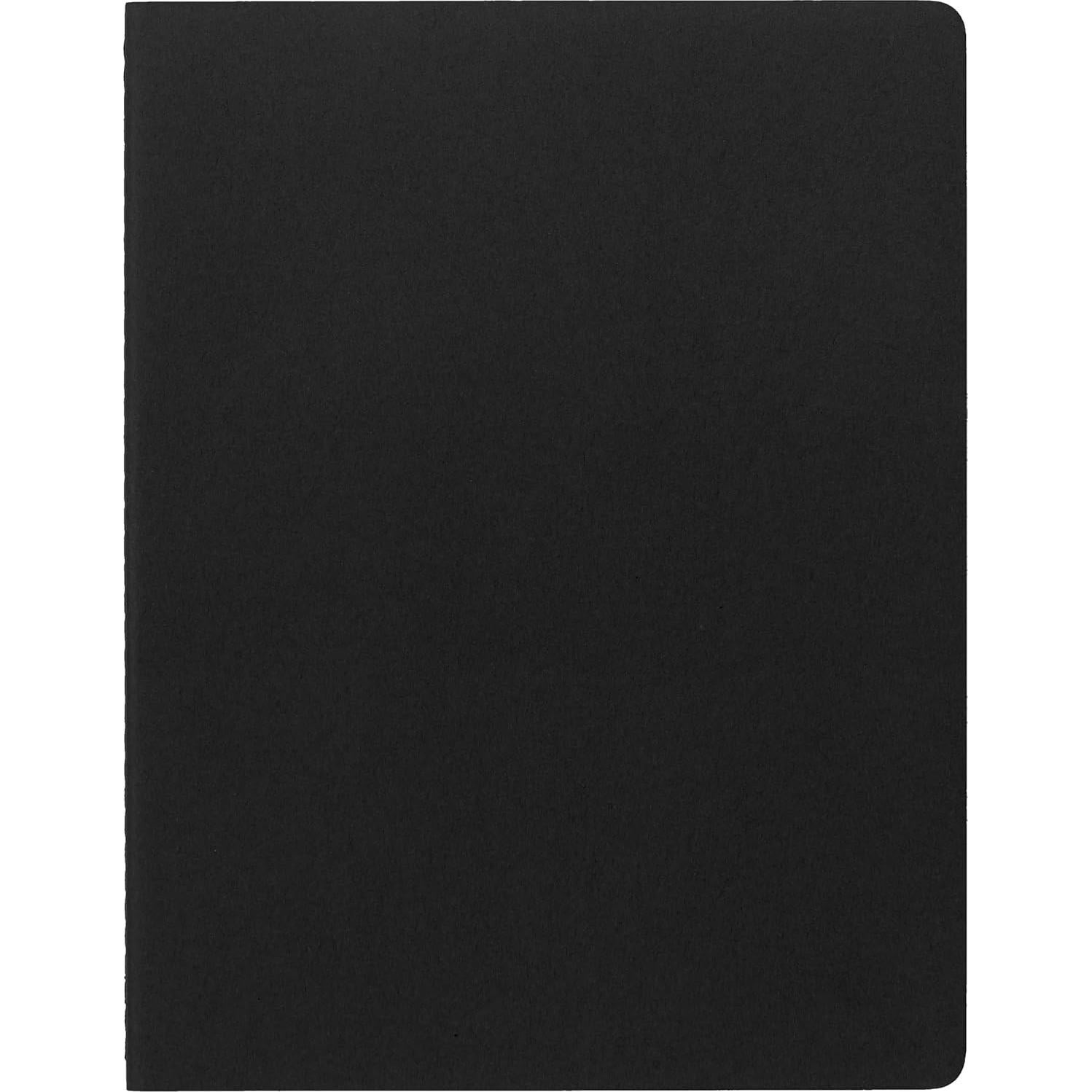 Moleskine Cahier Journal Grande Rayado Negro 80 Páginas Juego de 3