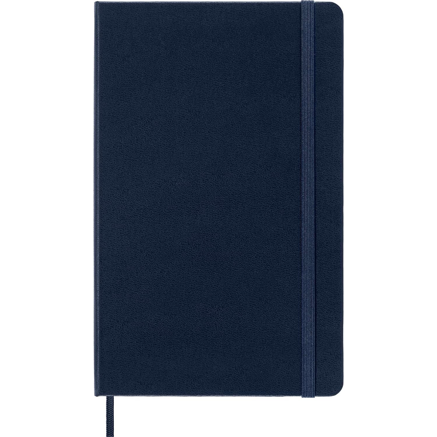 Cuaderno Moleskine Clásico Grande Punteado Azul Zafiro