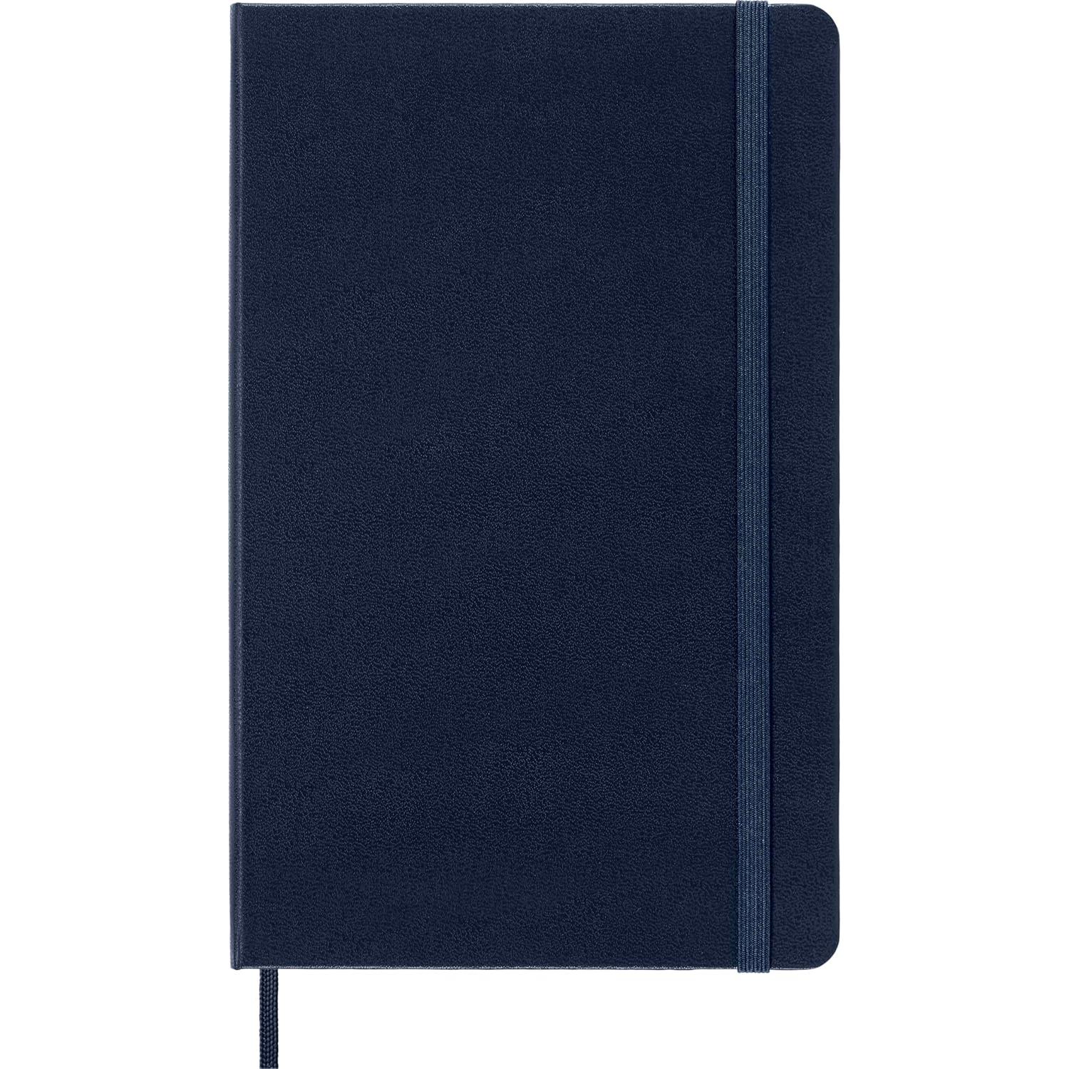 Cuaderno Moleskine Clásico Grande Punteado Azul Zafiro