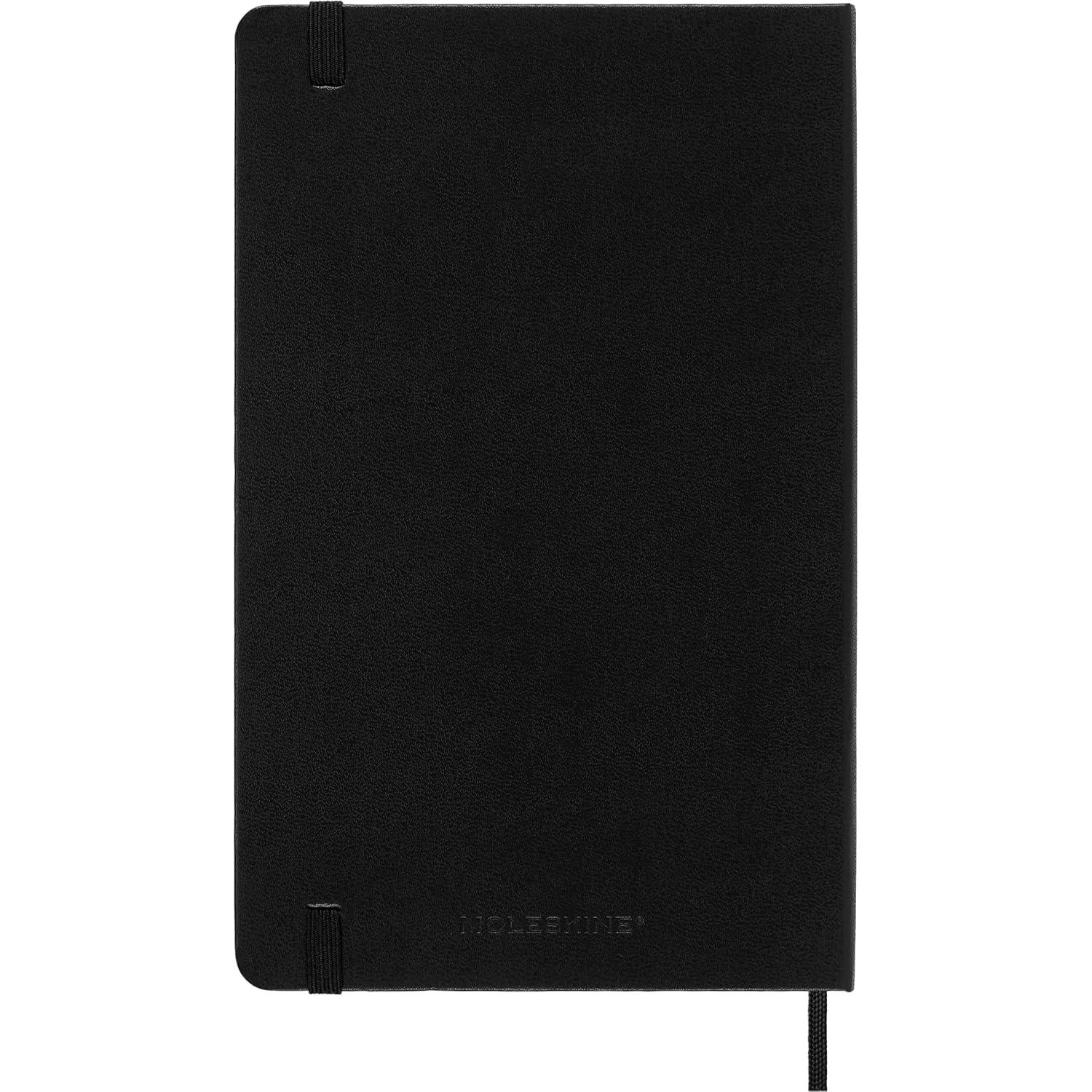 Cuaderno Clásico Moleskine Grande Punteado Negro 240 Páginas