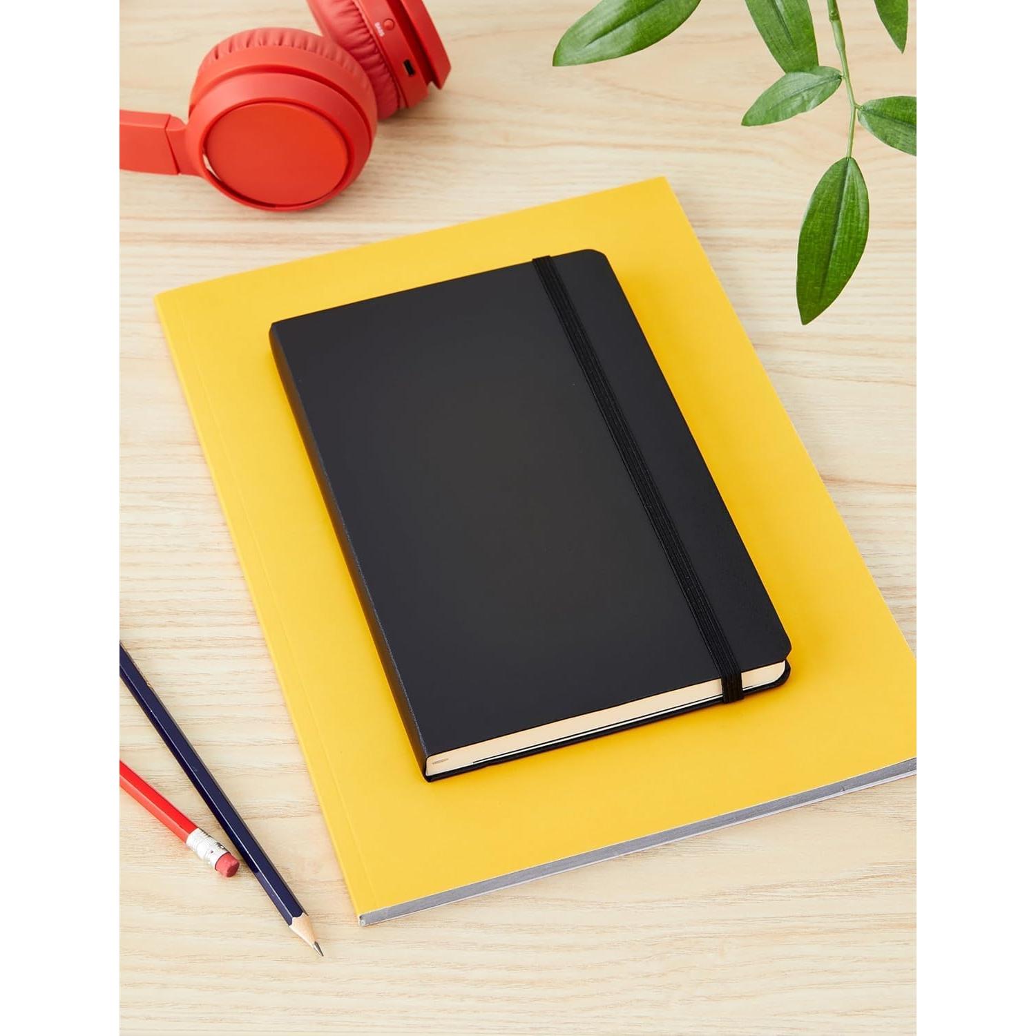 Cuaderno Clásico Moleskine Grande Punteado Negro 240 Páginas