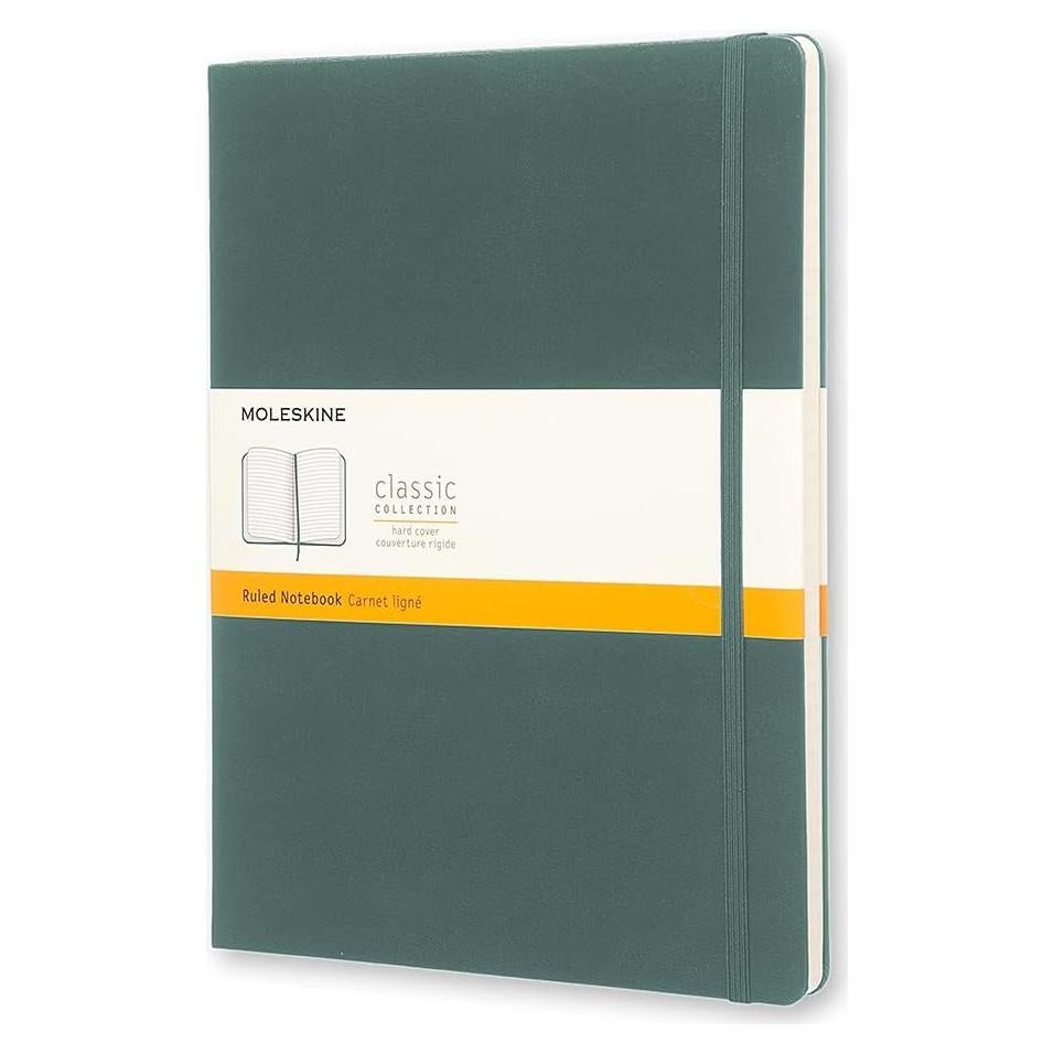 Cuaderno Moleskine Clásico Tapa Dura XL Verde Bosque 192 Páginas