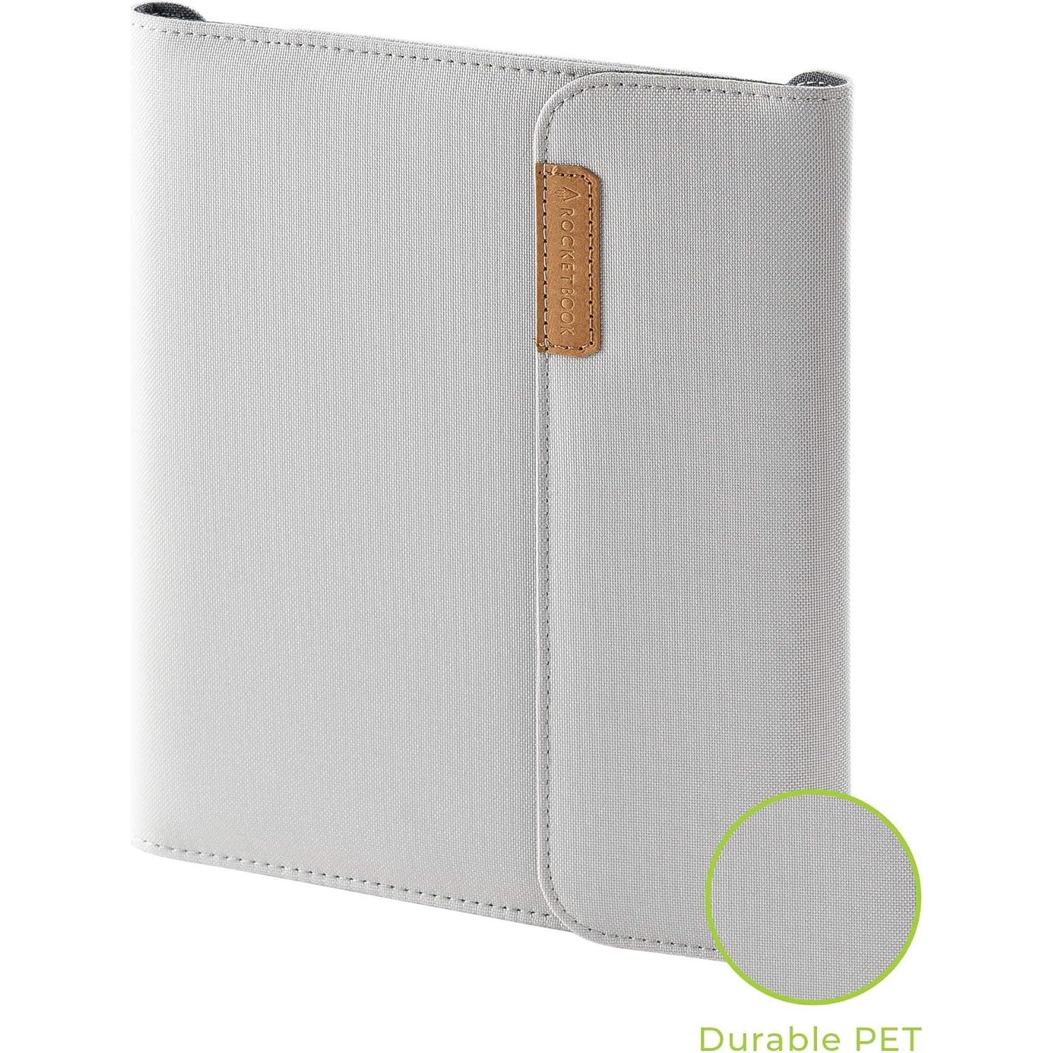Funda Folio Rocketbook Flip Gris 100% Reciclable Tamaño Ejecutivo