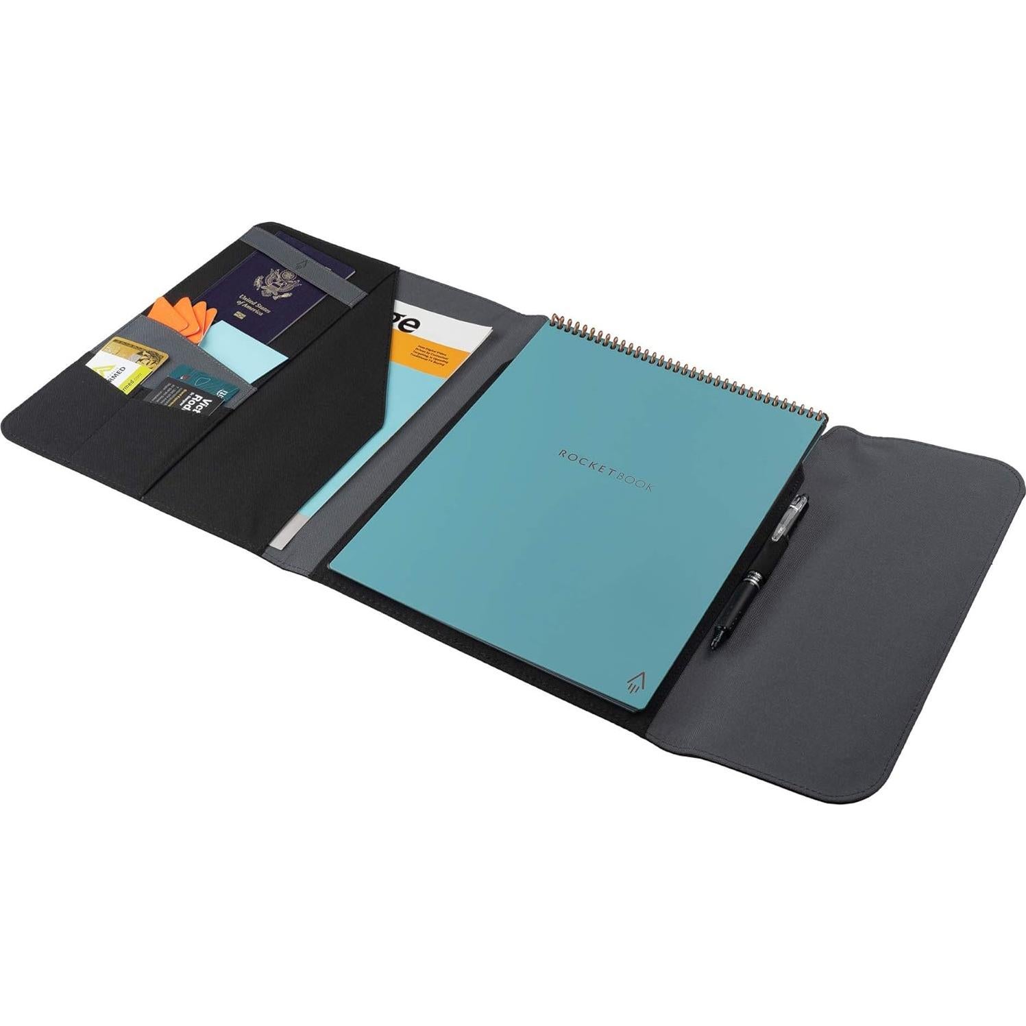 Funda Folio Rocketbook Flip Negra 100% Reciclable Tamaño Carta