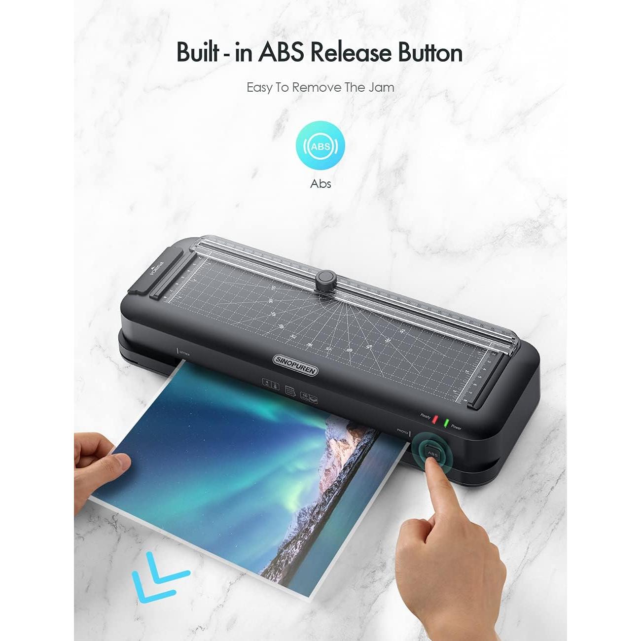 Máquina Laminadora Térmica 9 Pulgadas SINOPUREN 3-en-1