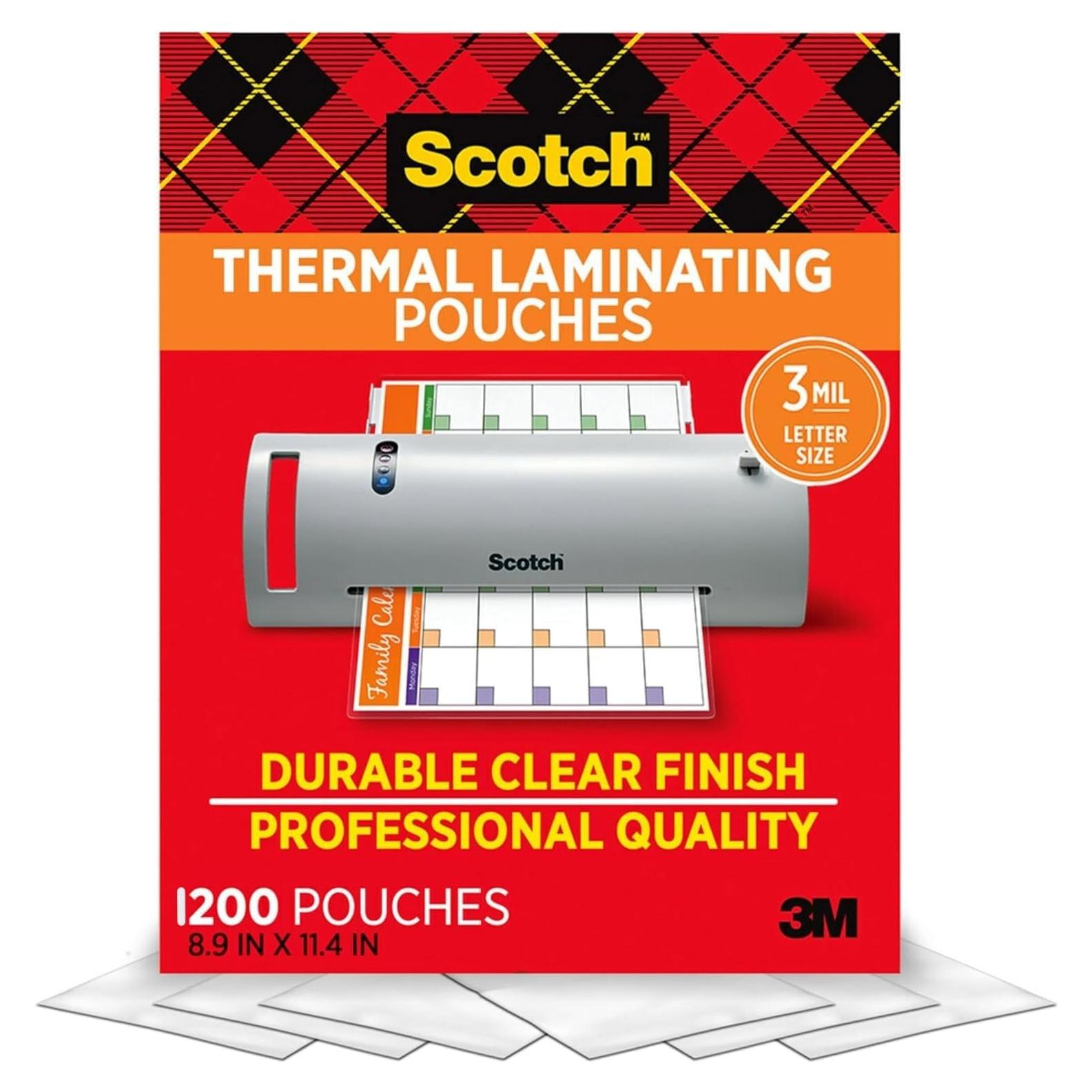 Fundas de Laminado Térmico Scotch 200 Unidades Tamaño Carta