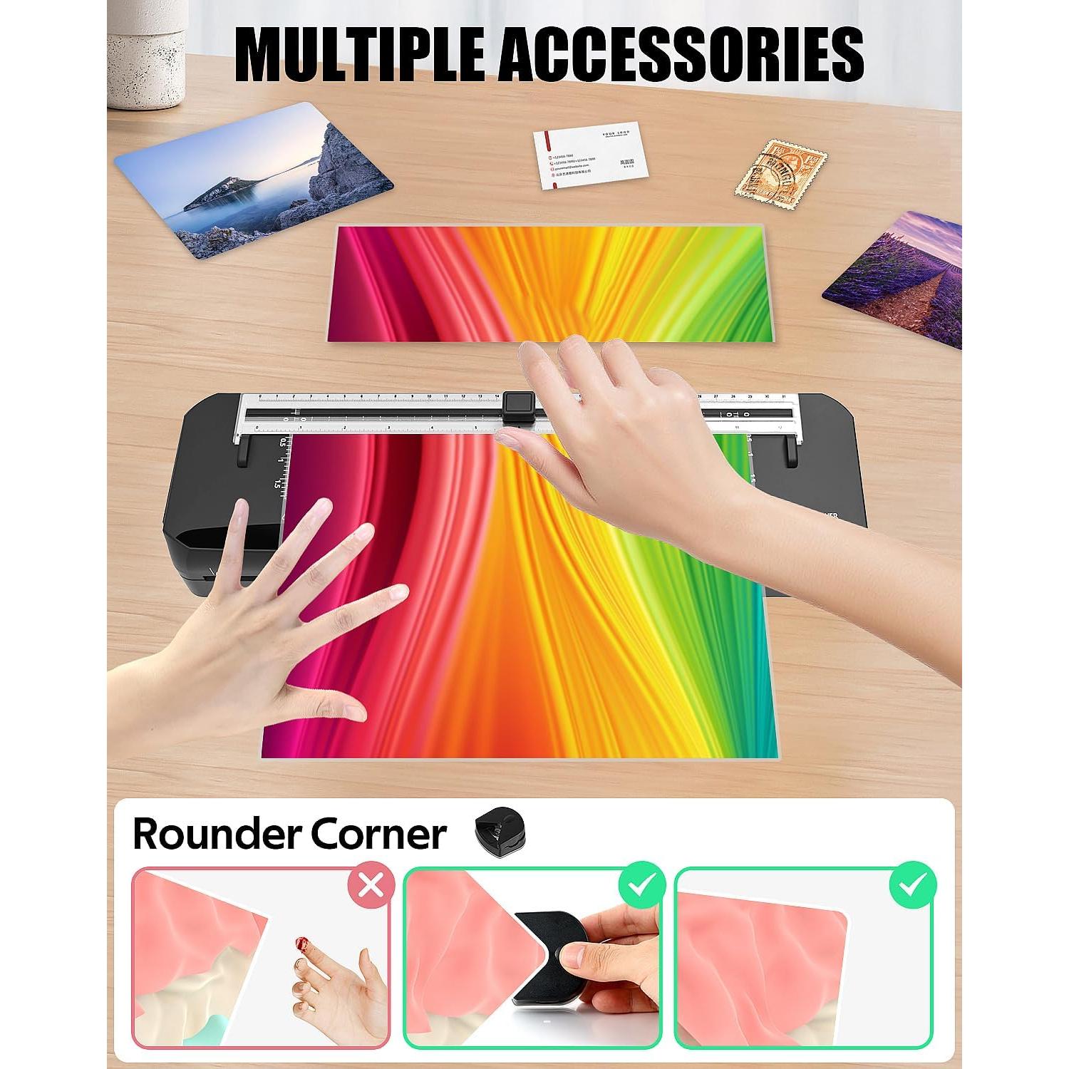 Laminadora A3 LADISHAN con Cortadora y 50 Hojas, 1.42 kg