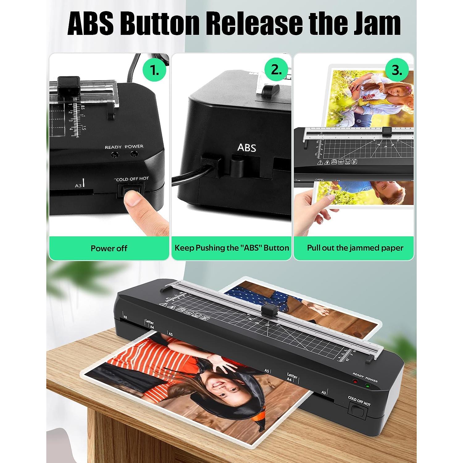 Laminadora A3 LADISHAN con Cortadora y 50 Hojas, 1.42 kg