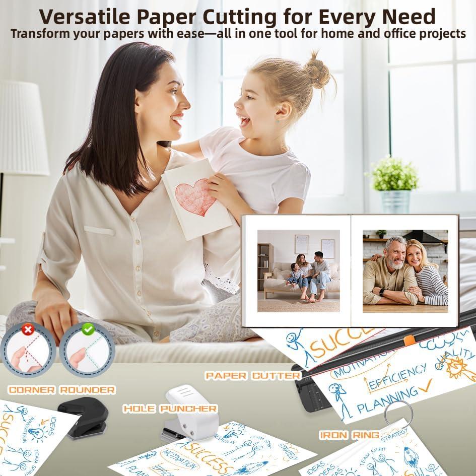 Laminadora Térmica Portátil MYKLLIFF A4 9" Blanca 6 en 1