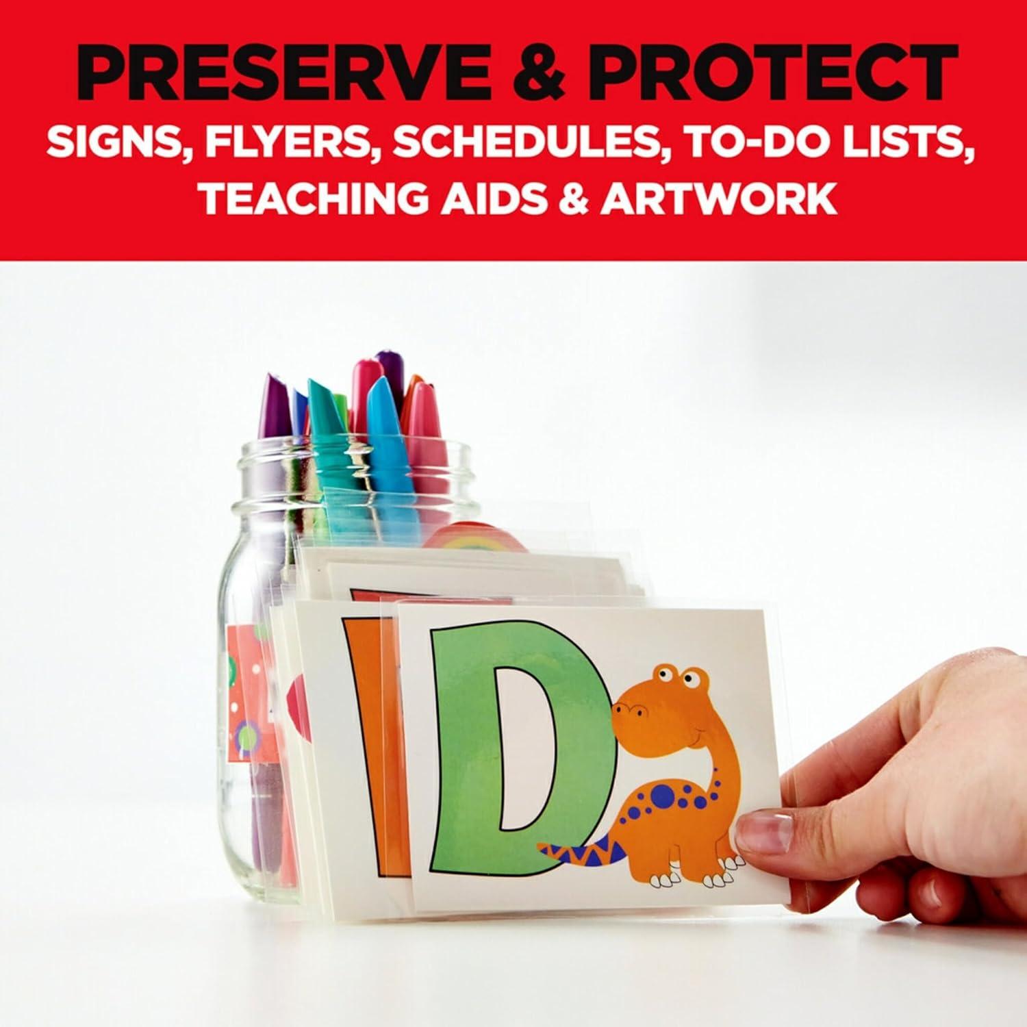 Bolsas de Laminado Térmico Scotch 50 Unidades Carta 3 mil