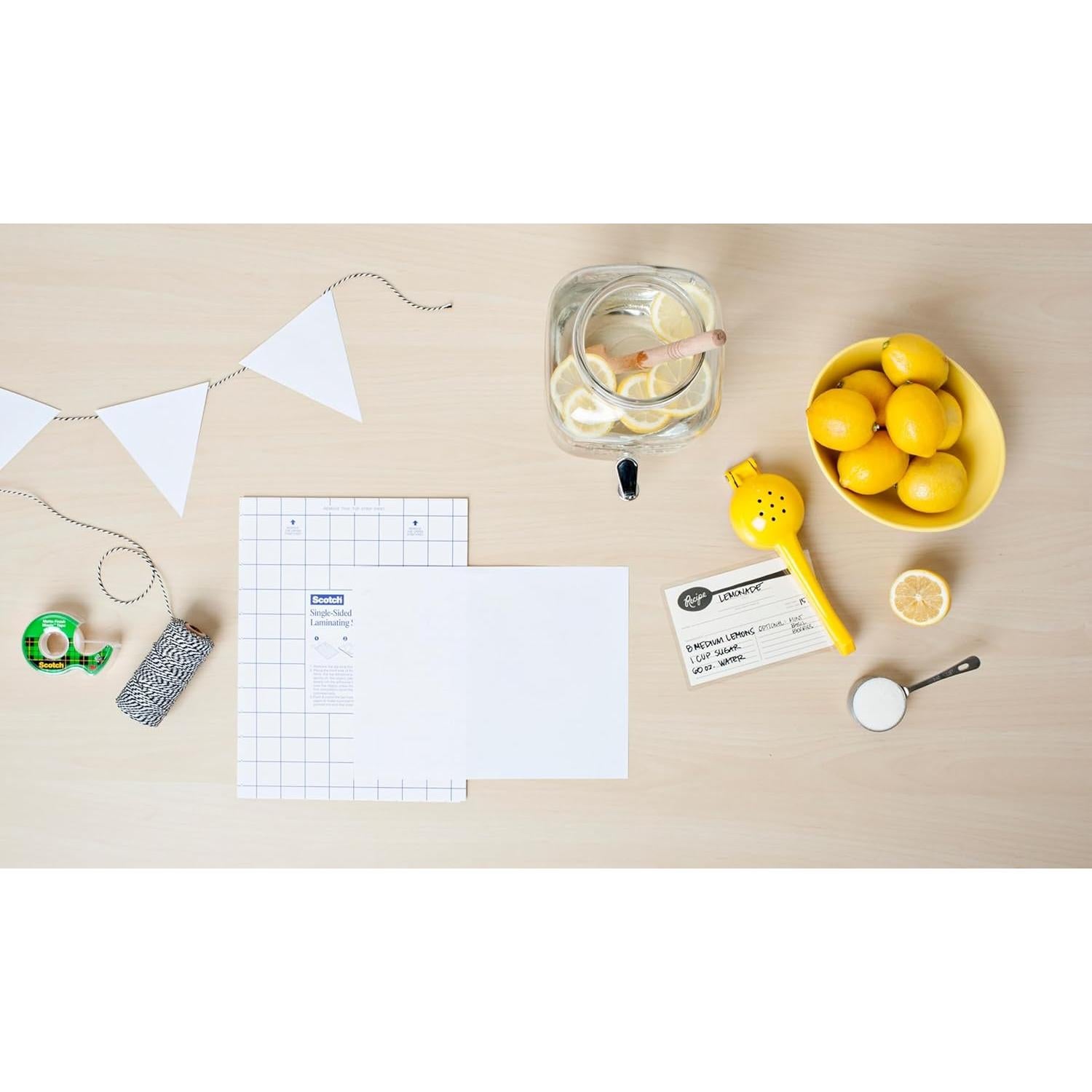 Hojas de Laminado Autoadhesivas Scotch 50 Unidades Carta