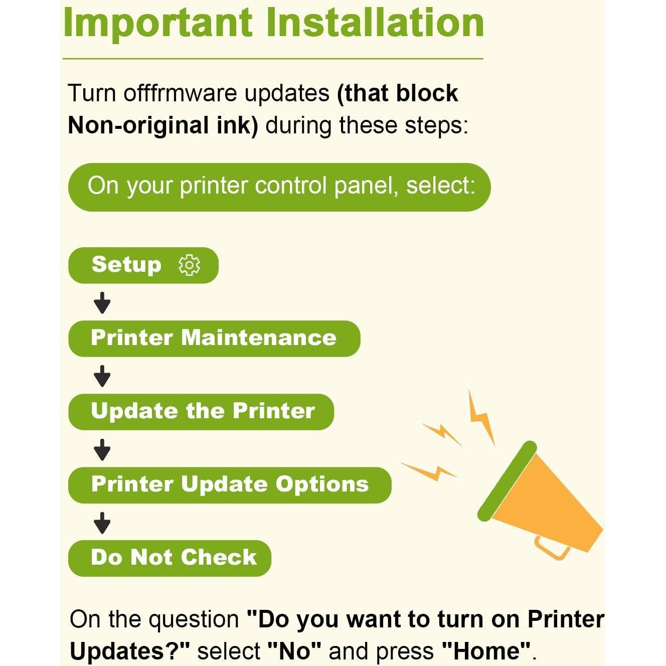 Cartuchos de Tinta 962XL Mooxrbog - Paquete de 5 (2 Negro, 1 Cian, 1 Magenta, 1 Amarillo)