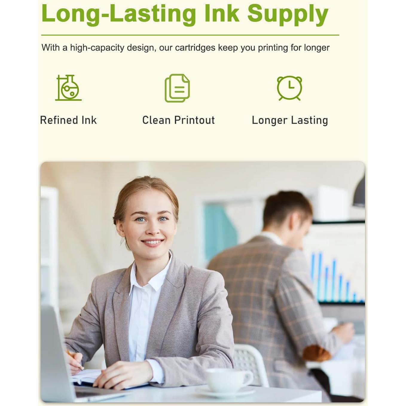 Cartuchos de Tinta 962XL Mooxrbog - Paquete de 5 (2 Negro, 1 Cian, 1 Magenta, 1 Amarillo)