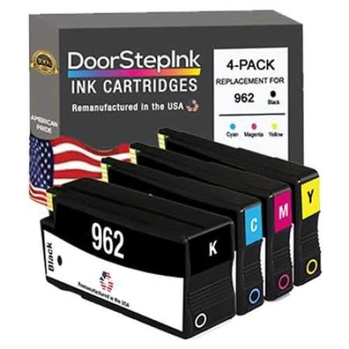 Cartucho Remanufacturado HP 962 Paquete de 4 Negro, Cian, Magenta, Amarillo