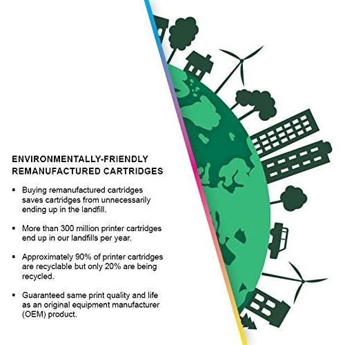 Cartucho Remanufacturado HP 962 Paquete de 4 Negro, Cian, Magenta, Amarillo