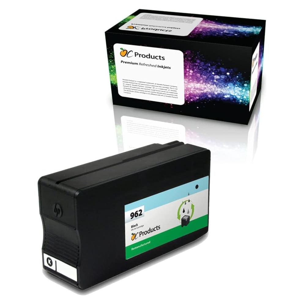 Cartucho de Tinta Remanufacturado OCProducts HP 962 Negro