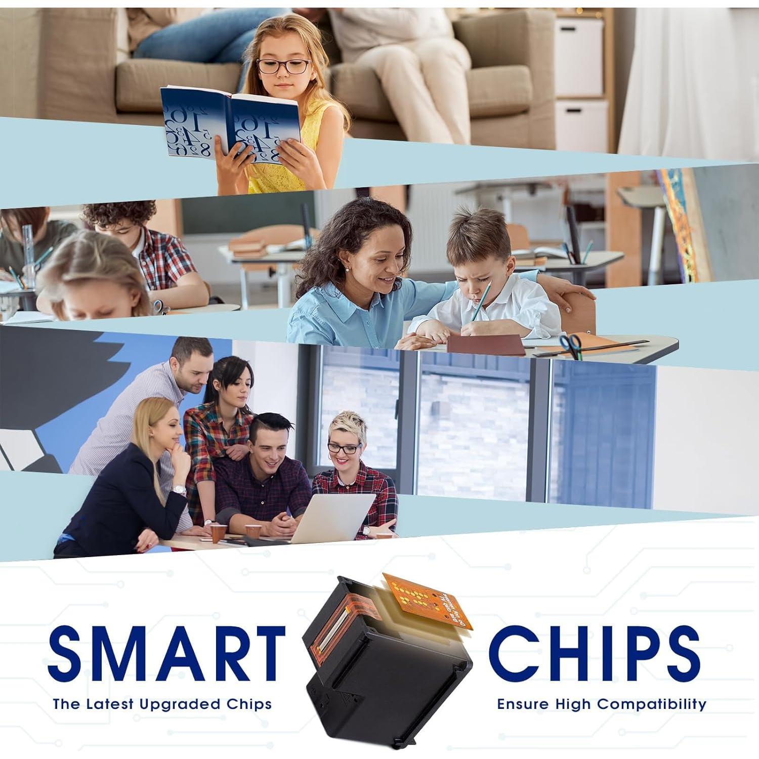 Combo de Cartuchos de Tinta 962XL YATUNINK para HP OfficeJet