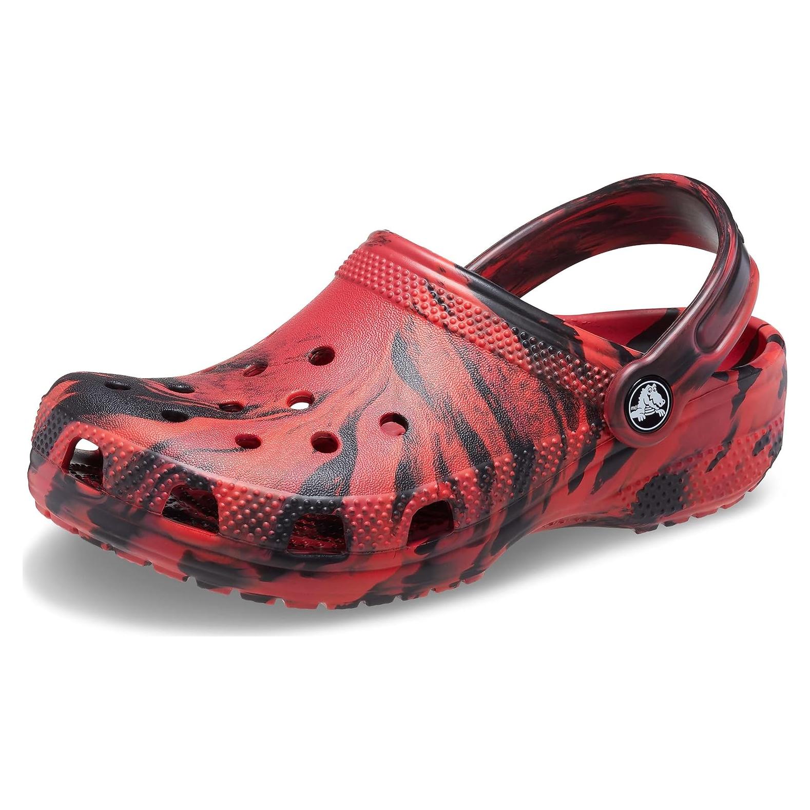 Zuecos Clásicos Crocs Tie-Dye Niños 8 Pimienta/Negro