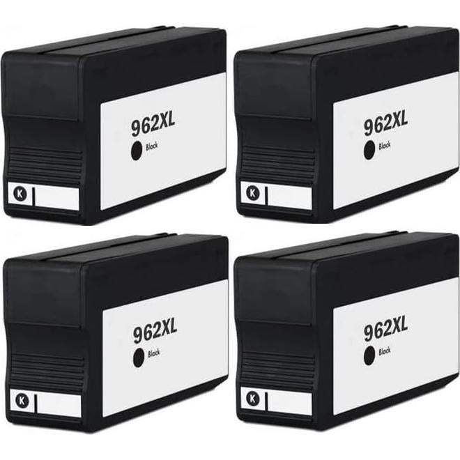 Tinta Negra Remanufacturada SuppliesMAX 962XL para HP OfficeJet Pro