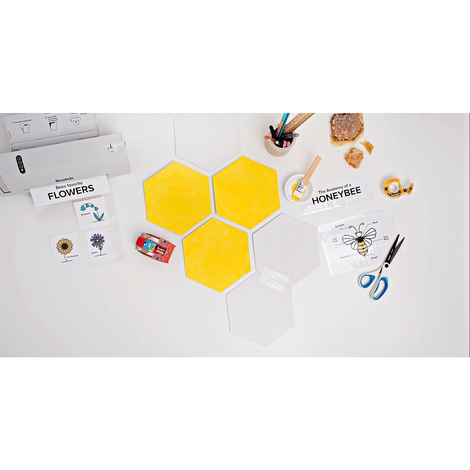 Bolsas de Laminado Térmico Scotch 10.9x16 cm, 100 Unidades