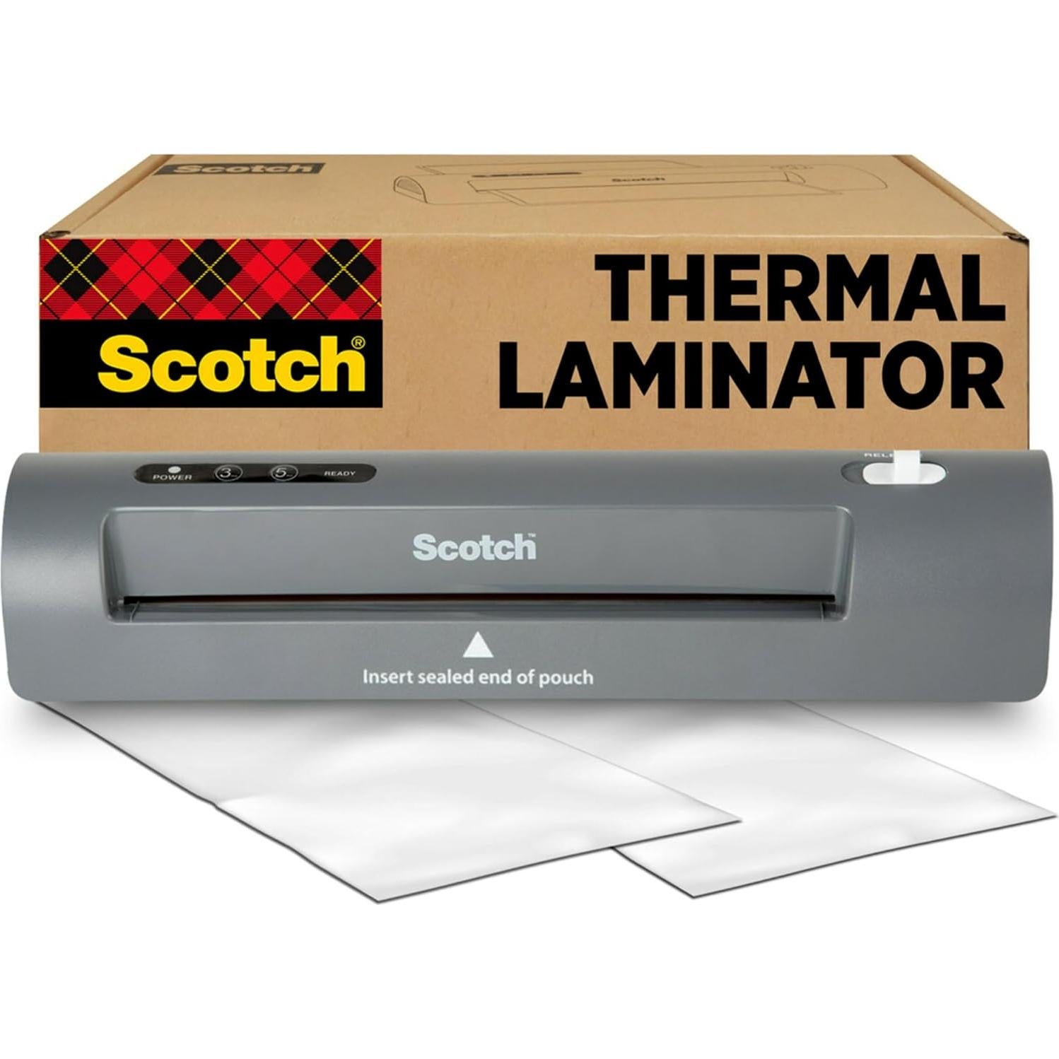 Laminador Térmico Scotch TL901X + 200 Fundas 22.86 cm