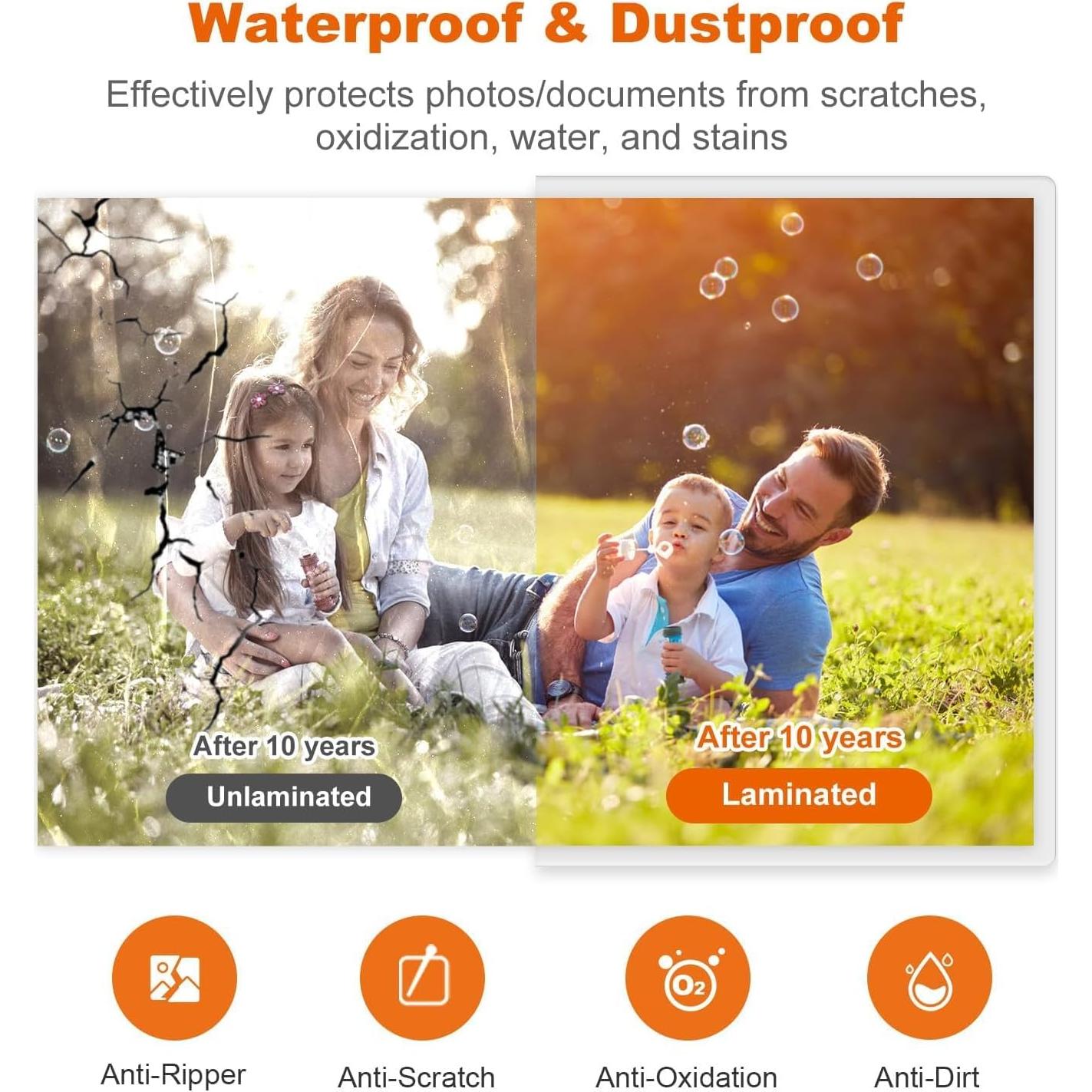 Laminadora Térmica Bonsaii L418-C Gris 9" con 50 Fundas