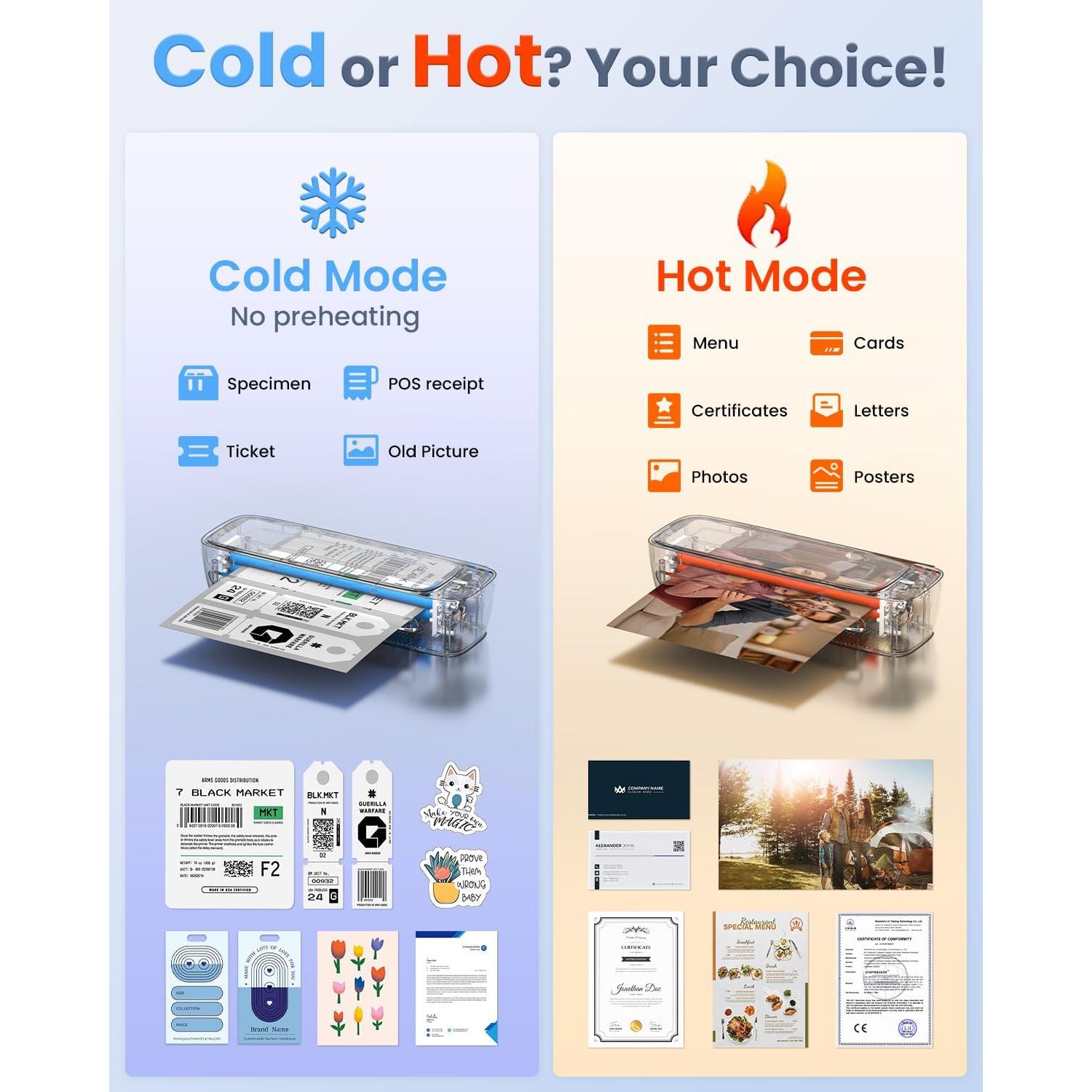 Laminadora Qfun 33 cm A3 9 en 1 con Calentamiento Rápido