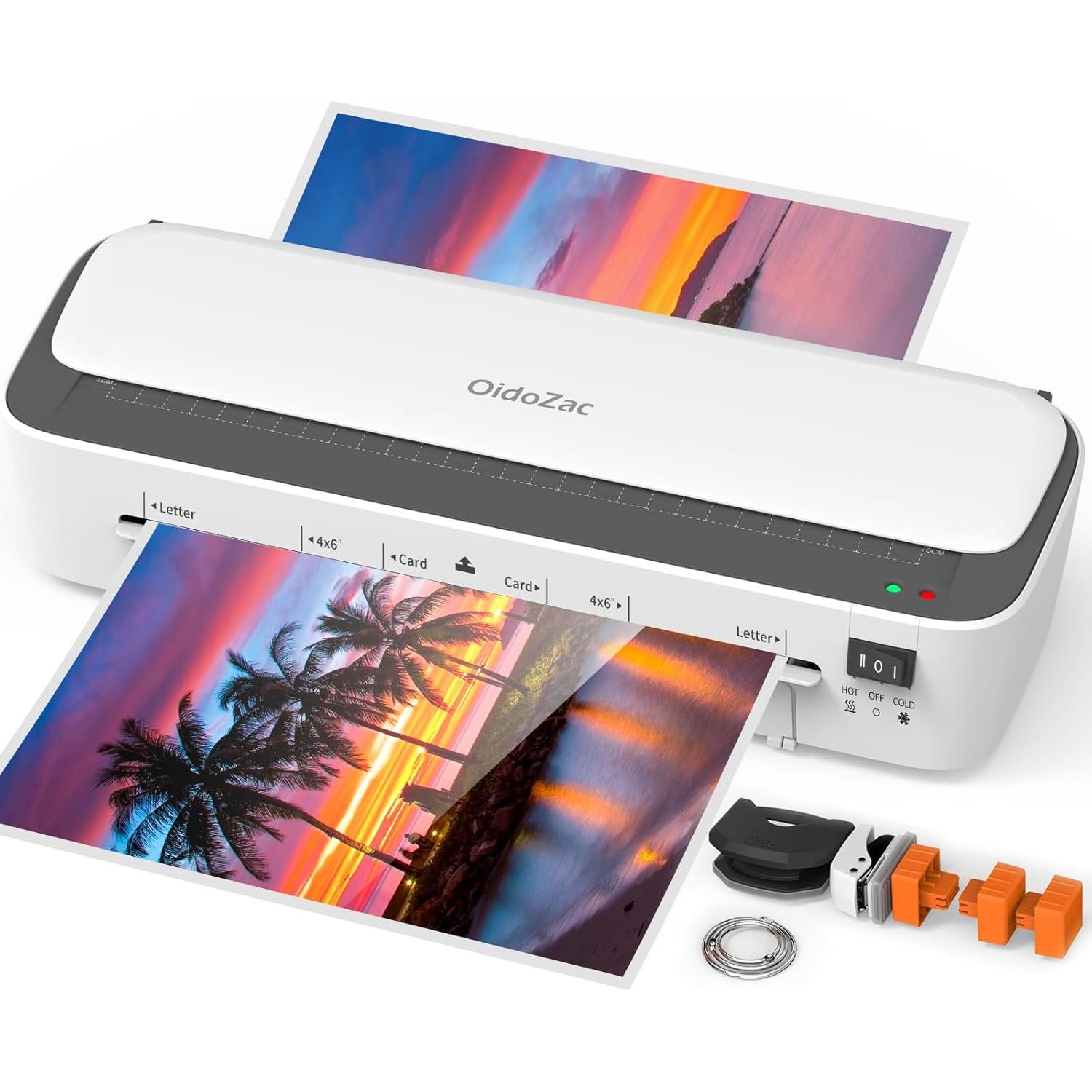 Laminadora OidoZac 11 en 1 A4 9" Caliente y Frío 36 Hojas