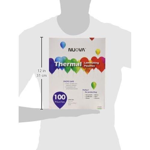 Paquete de Laminado Térmico Nuova 100 Hojas 75 micras Carta