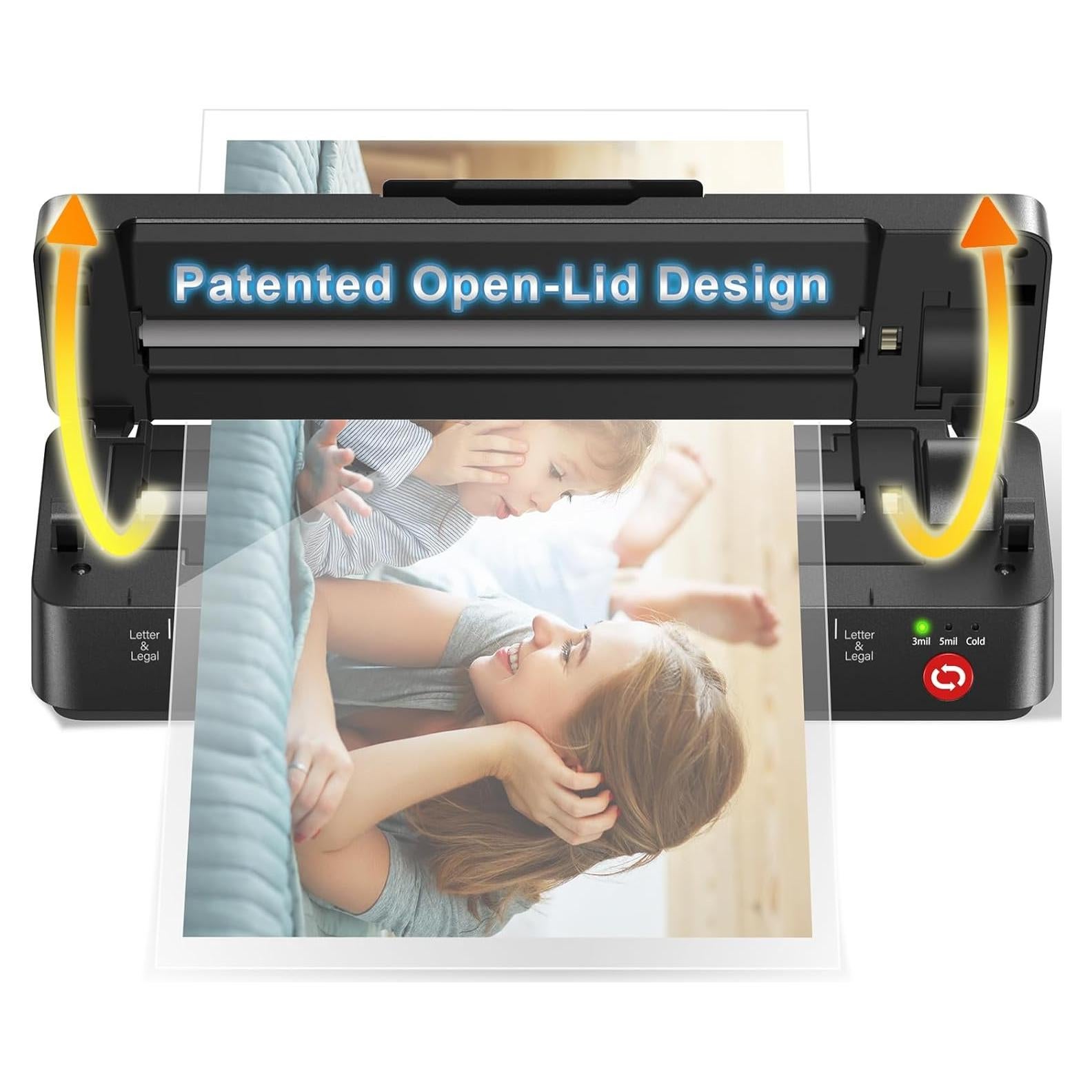 Laminadora Térmica Gasbye OL189 9 Pulgadas + 5 Fundas