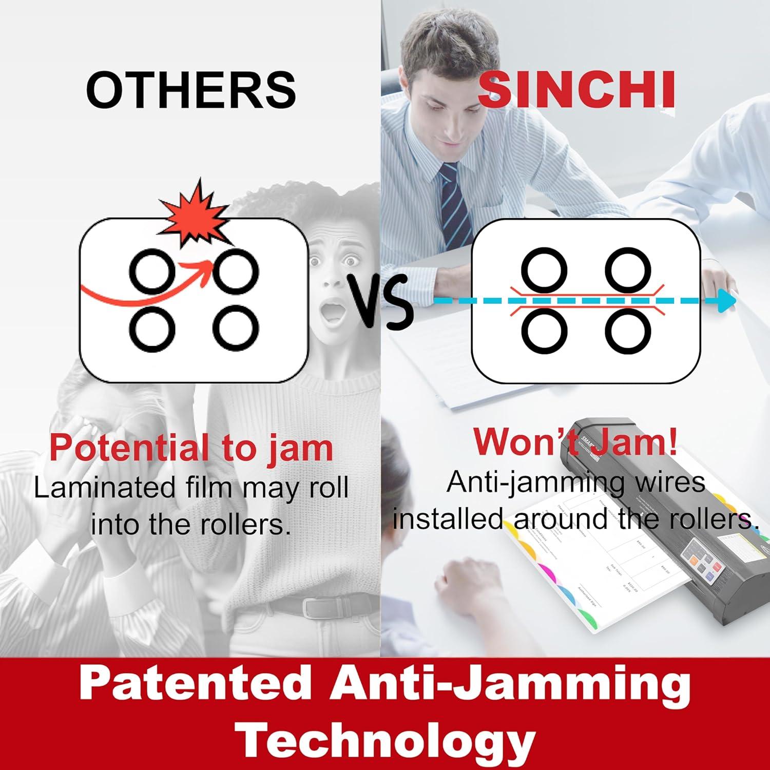 Laminadora Térmica SINCHI C435H 33 cm Auto Sense 3-10 mil