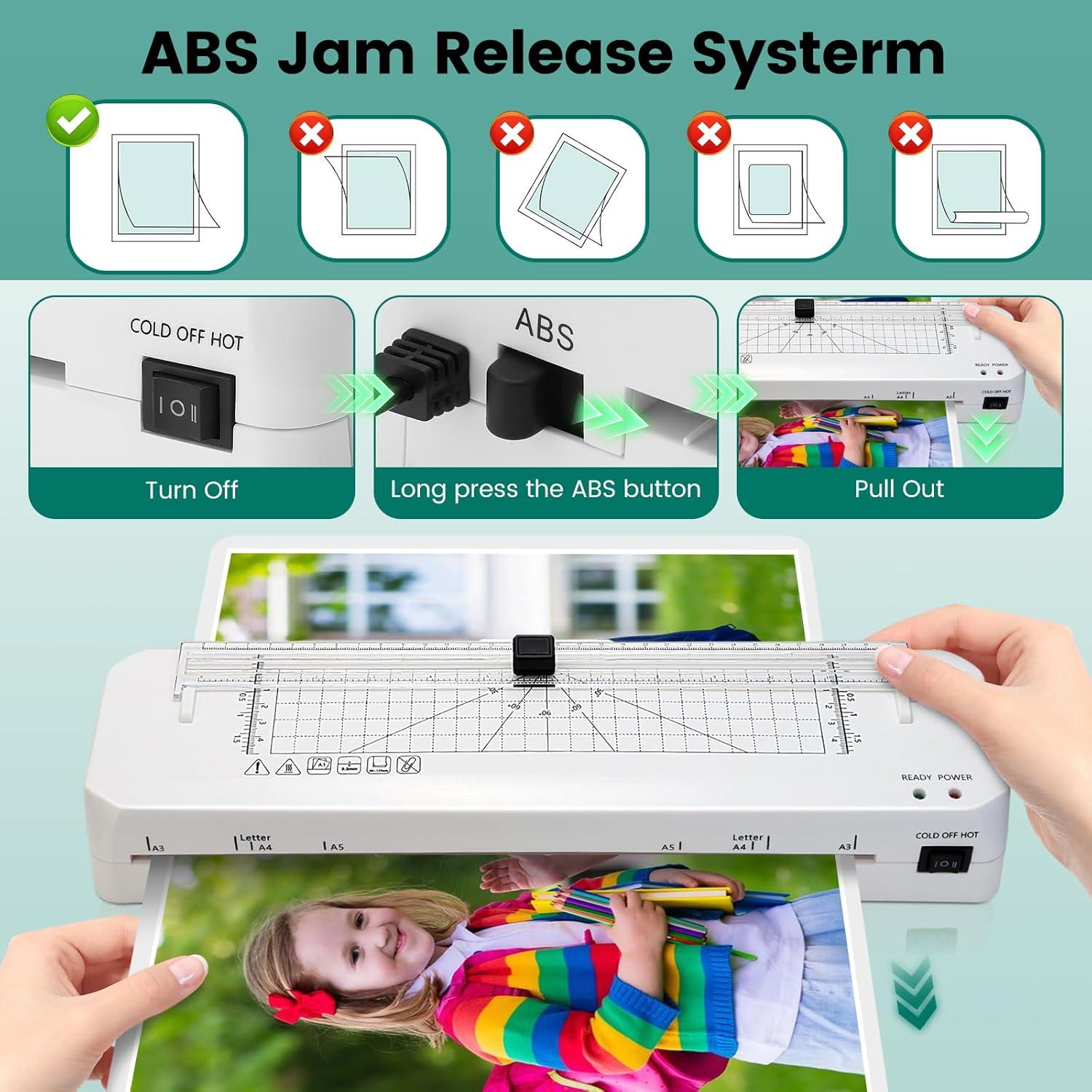 Máquina Laminadora A3 BAYGE LAM00004 Calentamiento Rápido 70s