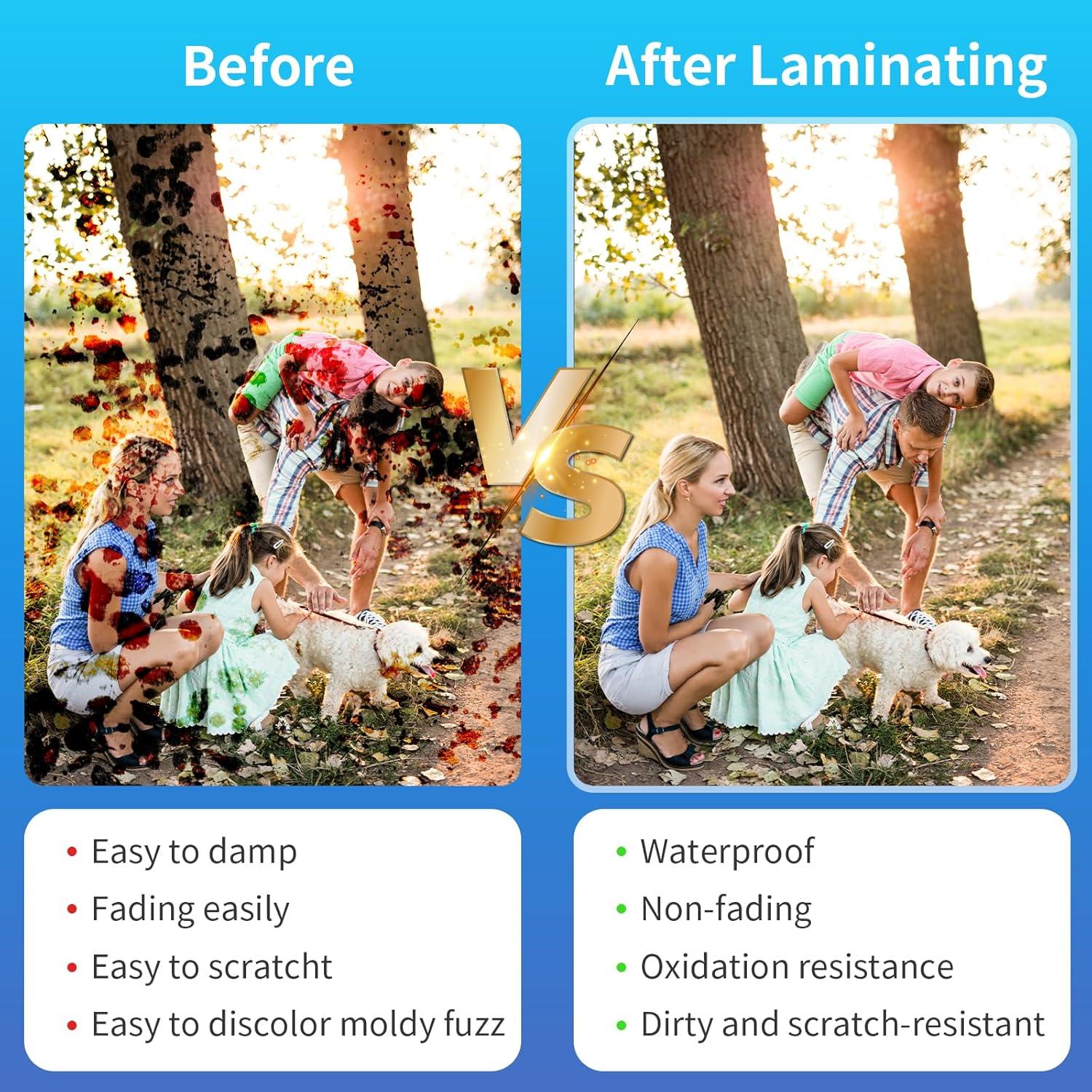 Fundas de Laminado Térmico MultiLabel 22.86x29.21cm 200 Paquetes