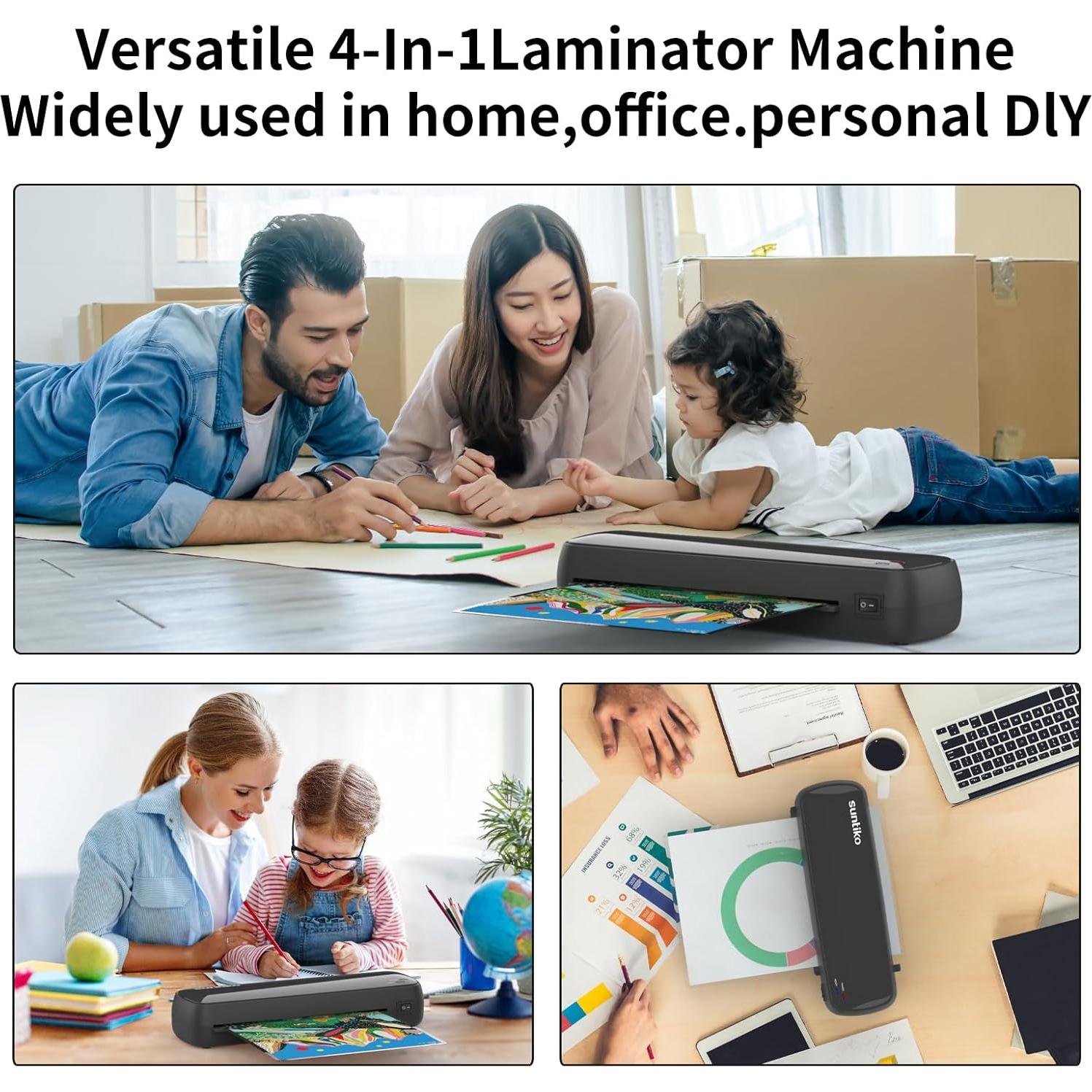 Máquina Laminadora 4-en-1 Suntiko LM2001 A4/A5/A6