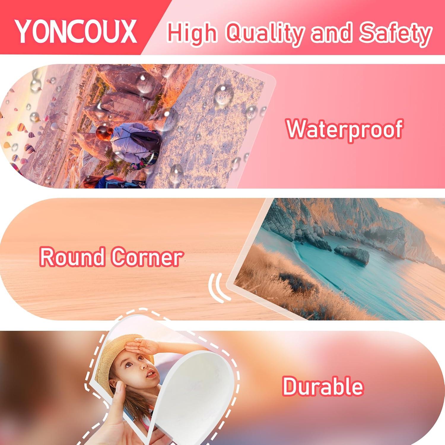 Hojas de Laminado Térmico YONCOUX 100 pcs 3 mil Carta