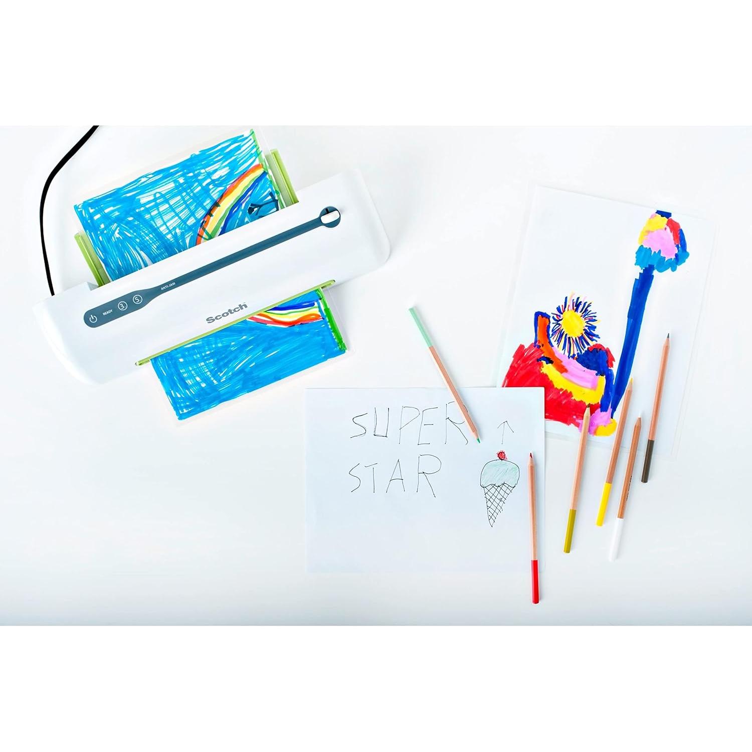 Bolsa de Laminado Brillante Scotch 5x7 cm, Paquete de 5