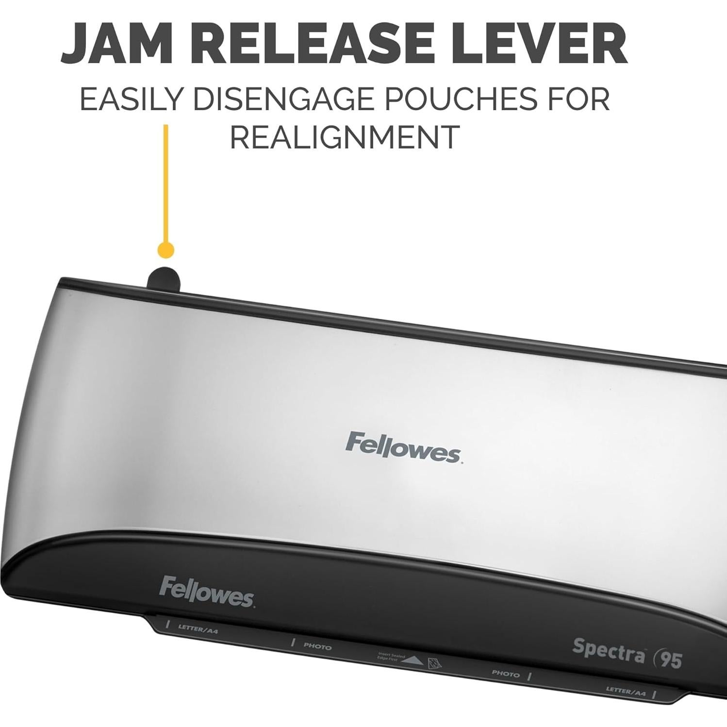 Laminadora Fellowes Spectra 95 24.1 cm Plata/Negro