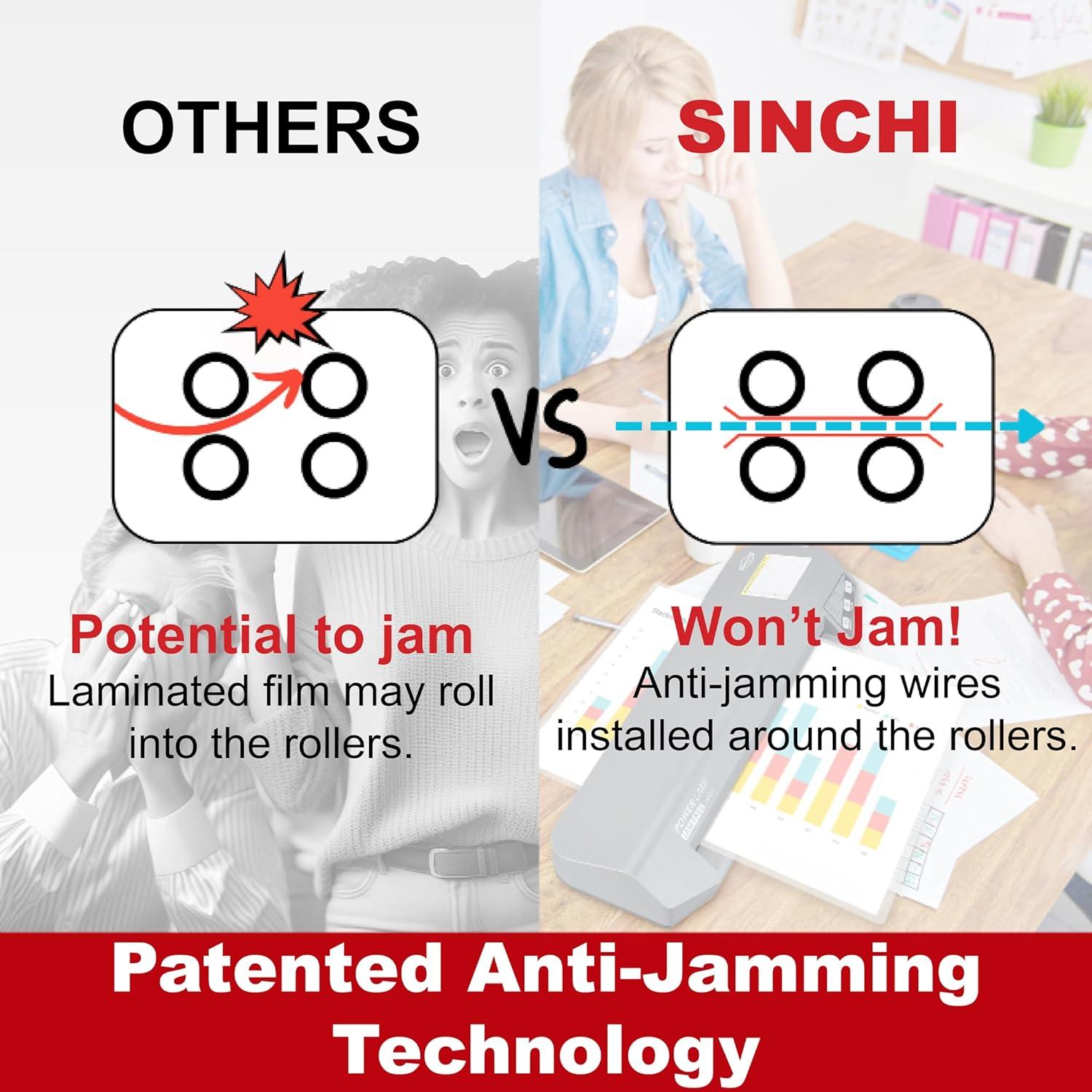 Laminadora Térmica SINCHI LM350 33 cm 3-10 Mil Alta Resistencia