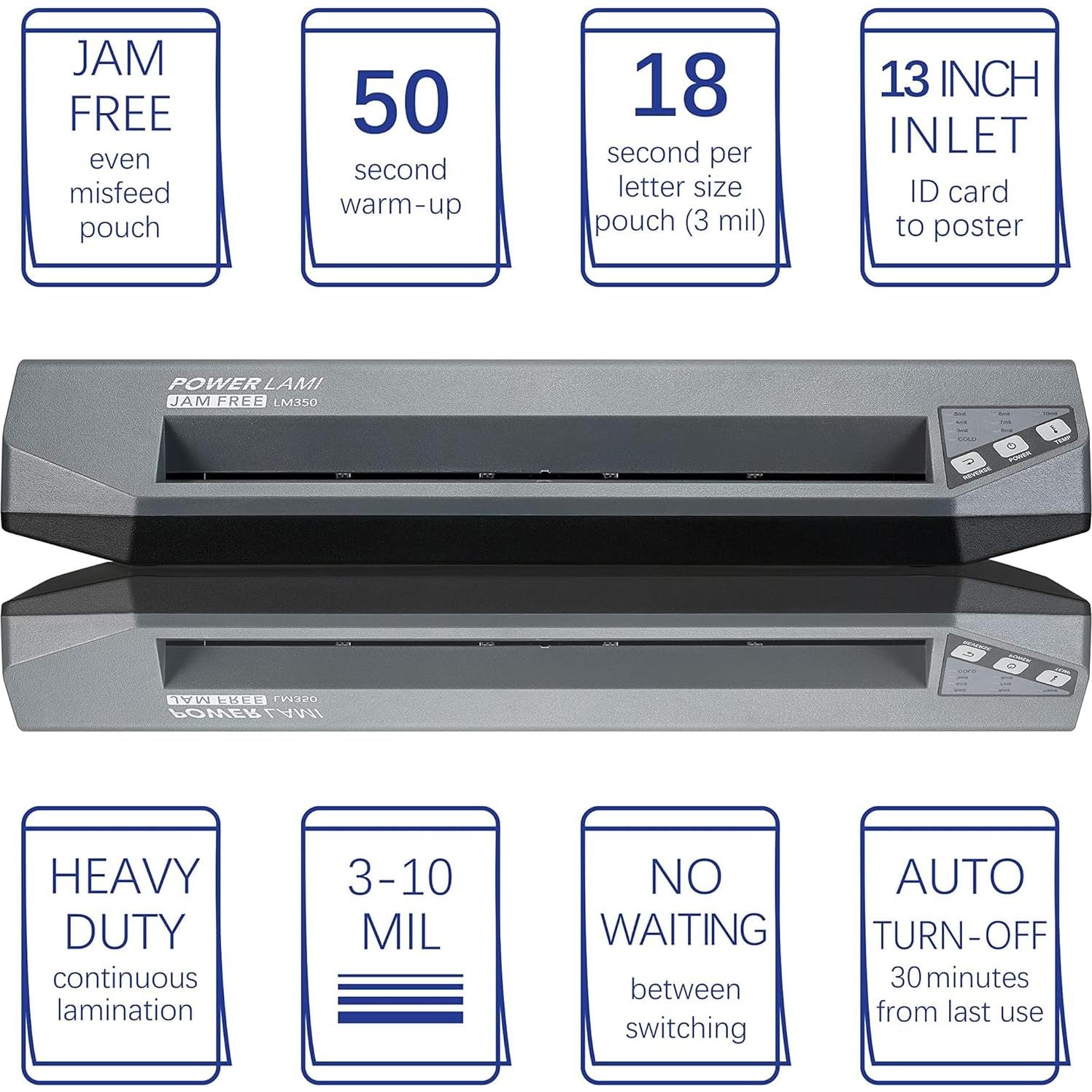 Laminadora Térmica SINCHI LM350 33 cm 3-10 Mil Alta Resistencia