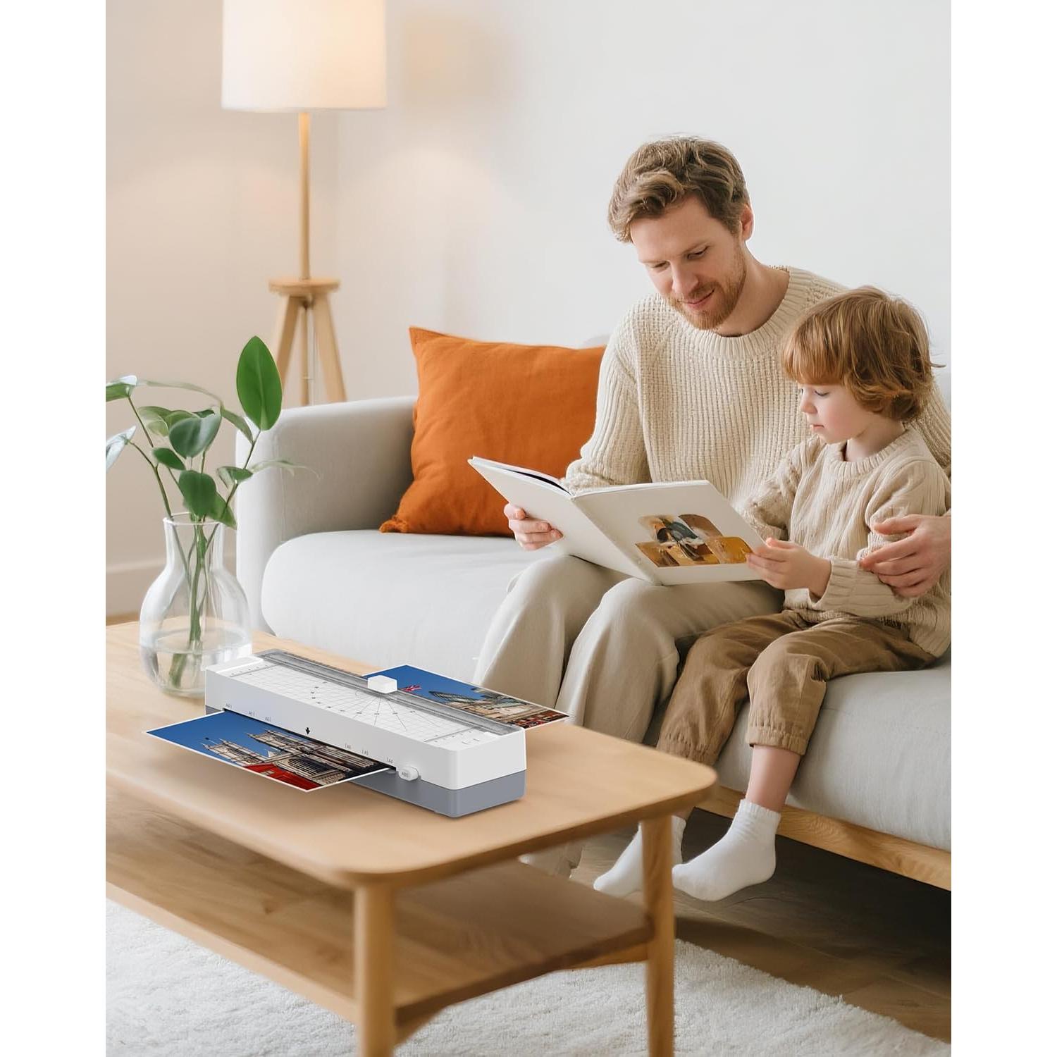 Laminadora Térmica SINOPUREN 9" con Cortadora y Redondeador