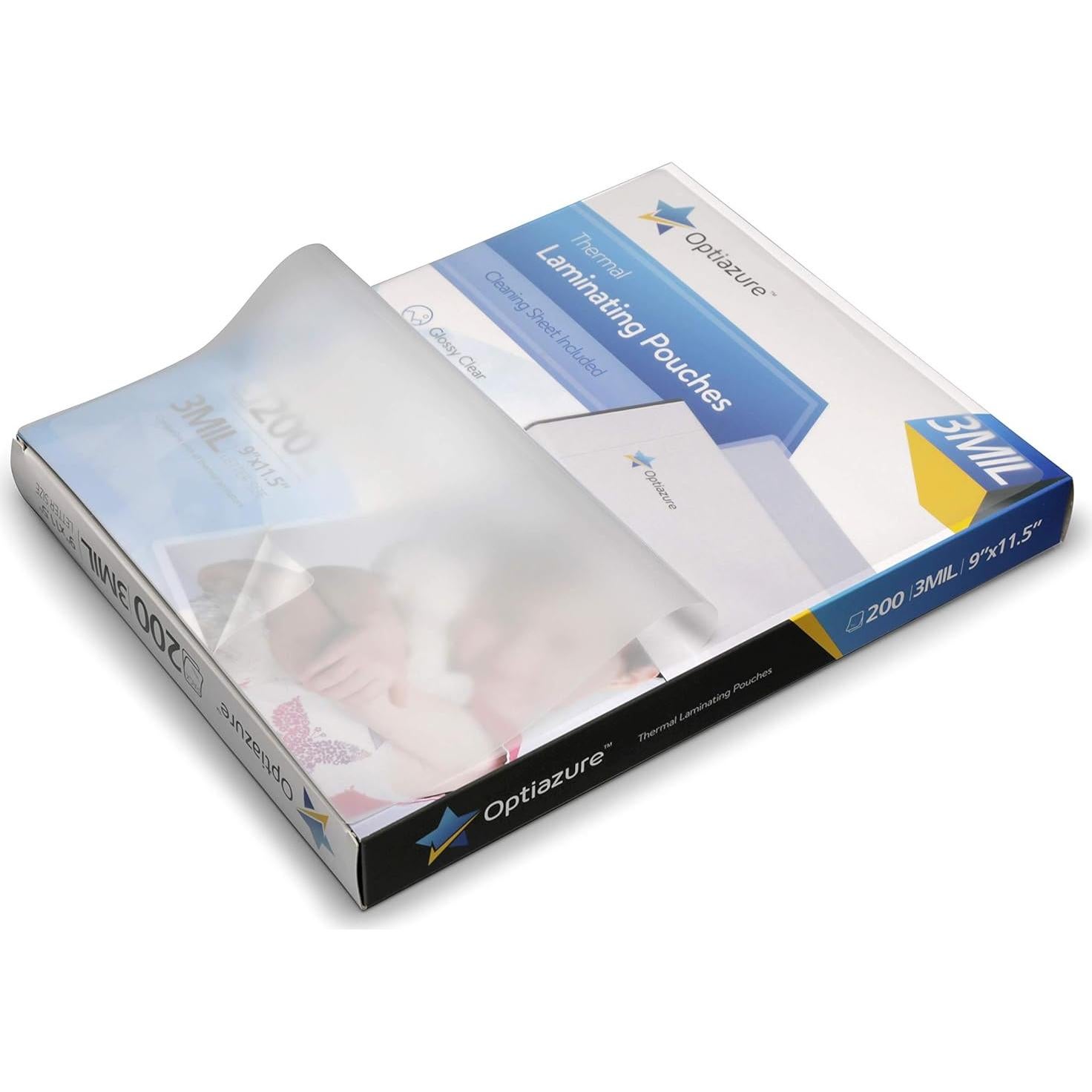 Fundas de Laminado Térmico Optiazure 22.86x29.21 cm 200PK