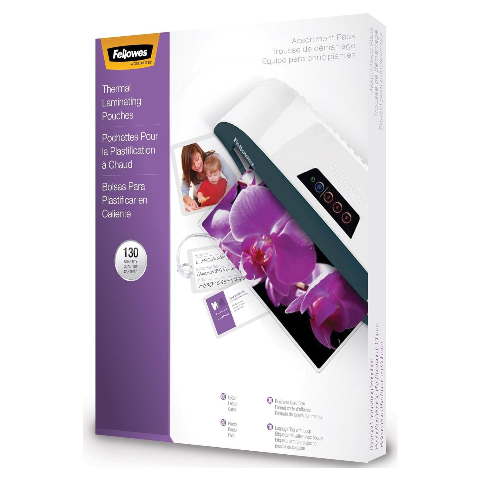 Kit de Laminado Fellowes 130 Bolsas Carta 5208502