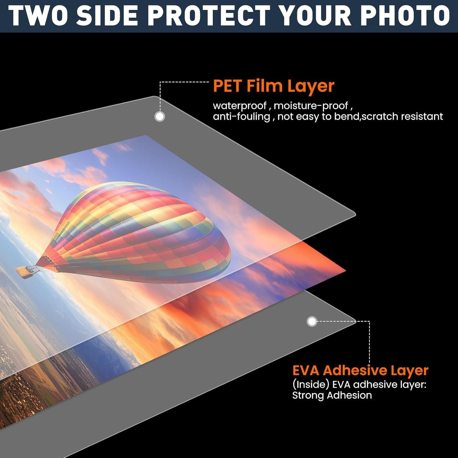 Fundas Térmicas para Laminado CAREGY 330 Hojas 3 Mil 22.86x29.21 cm