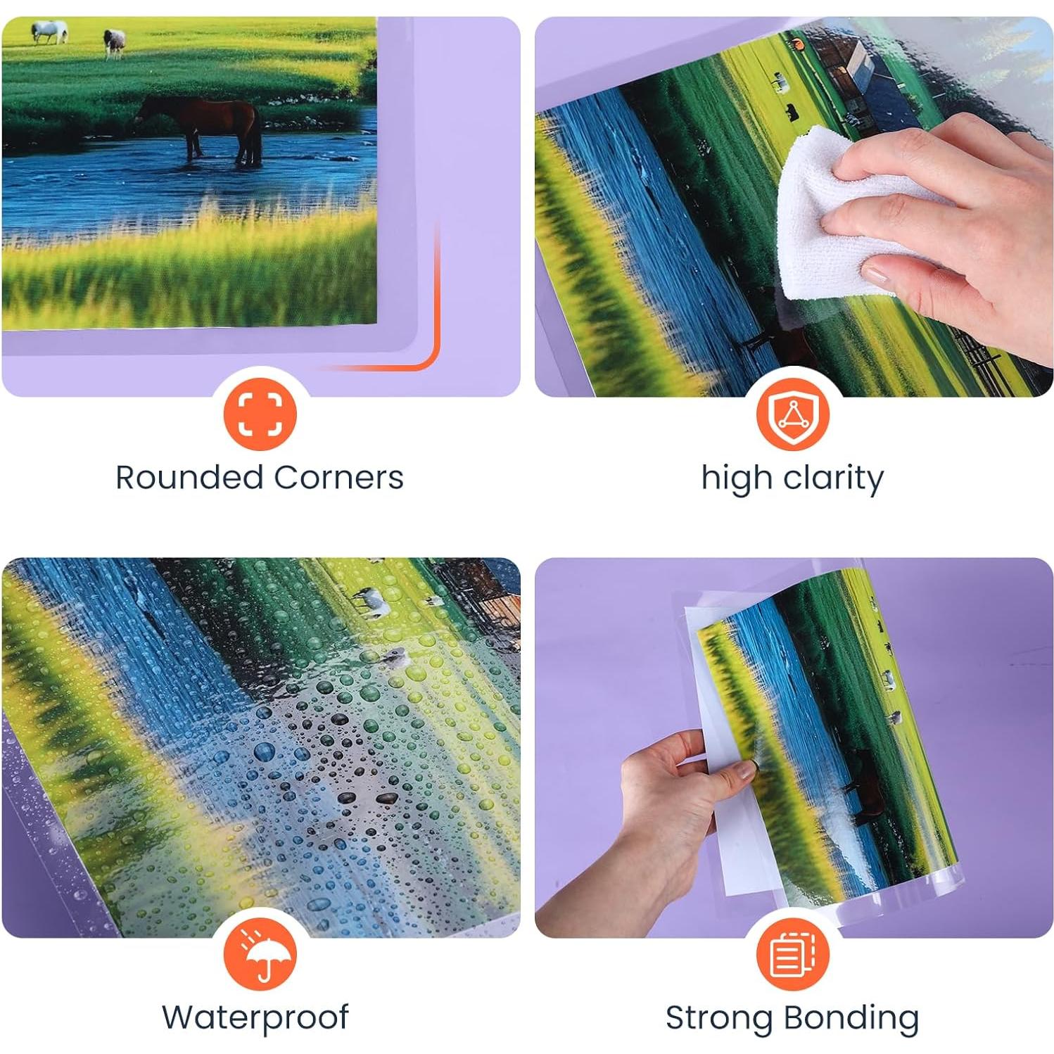 Fundas Térmicas para Laminado CAREGY 330 Hojas 3 Mil 22.86x29.21 cm